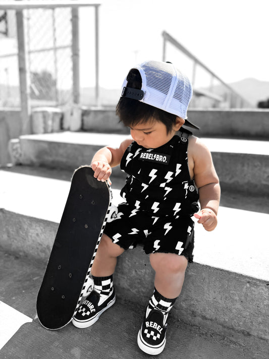 Cut Off Overalls in Jagger