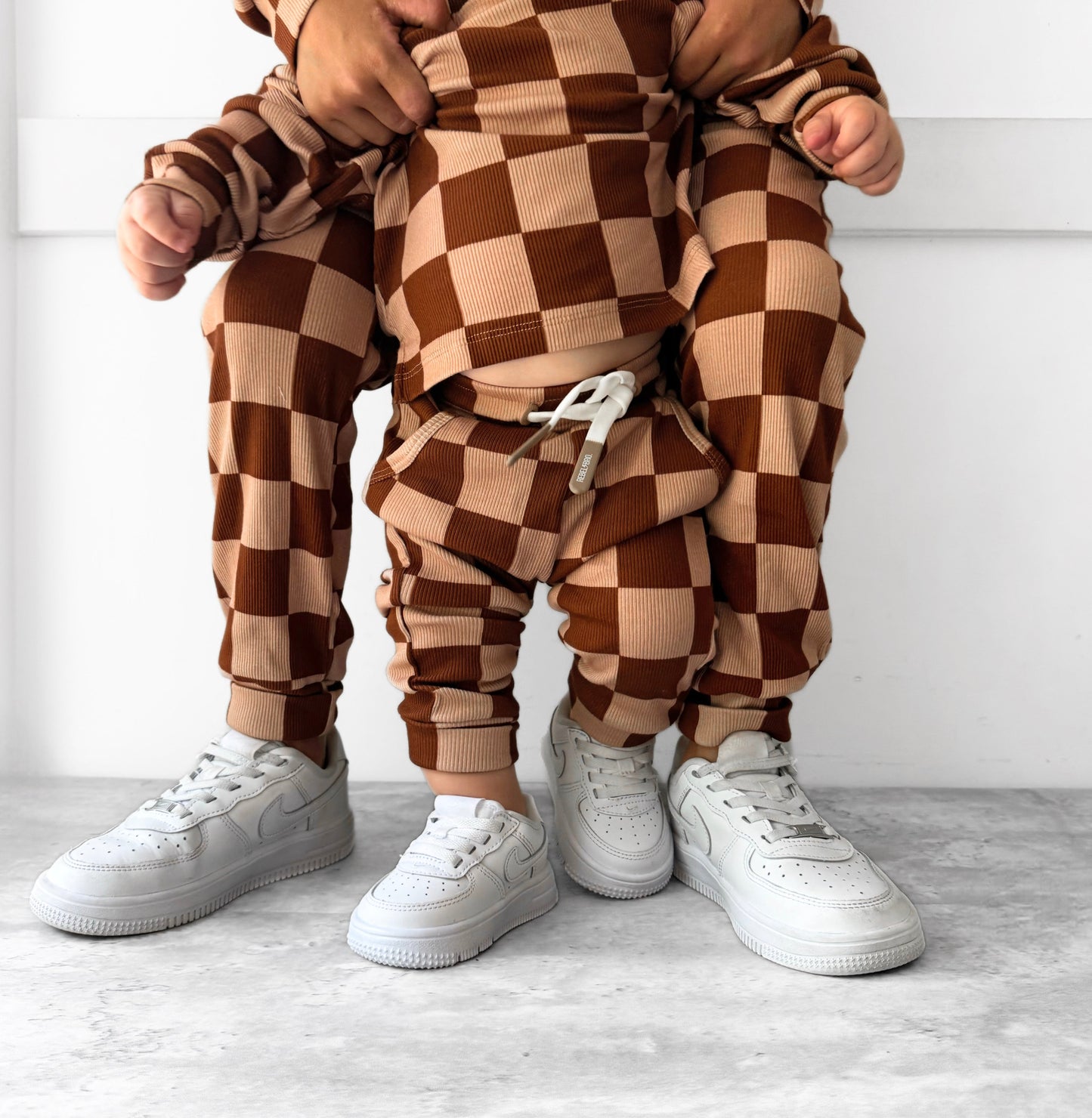 Organic Ribbed Set in Spiced Cider + Graham