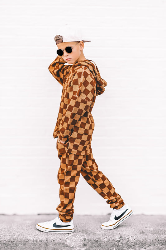 Waffle Set in Spiced Cider + Mocha