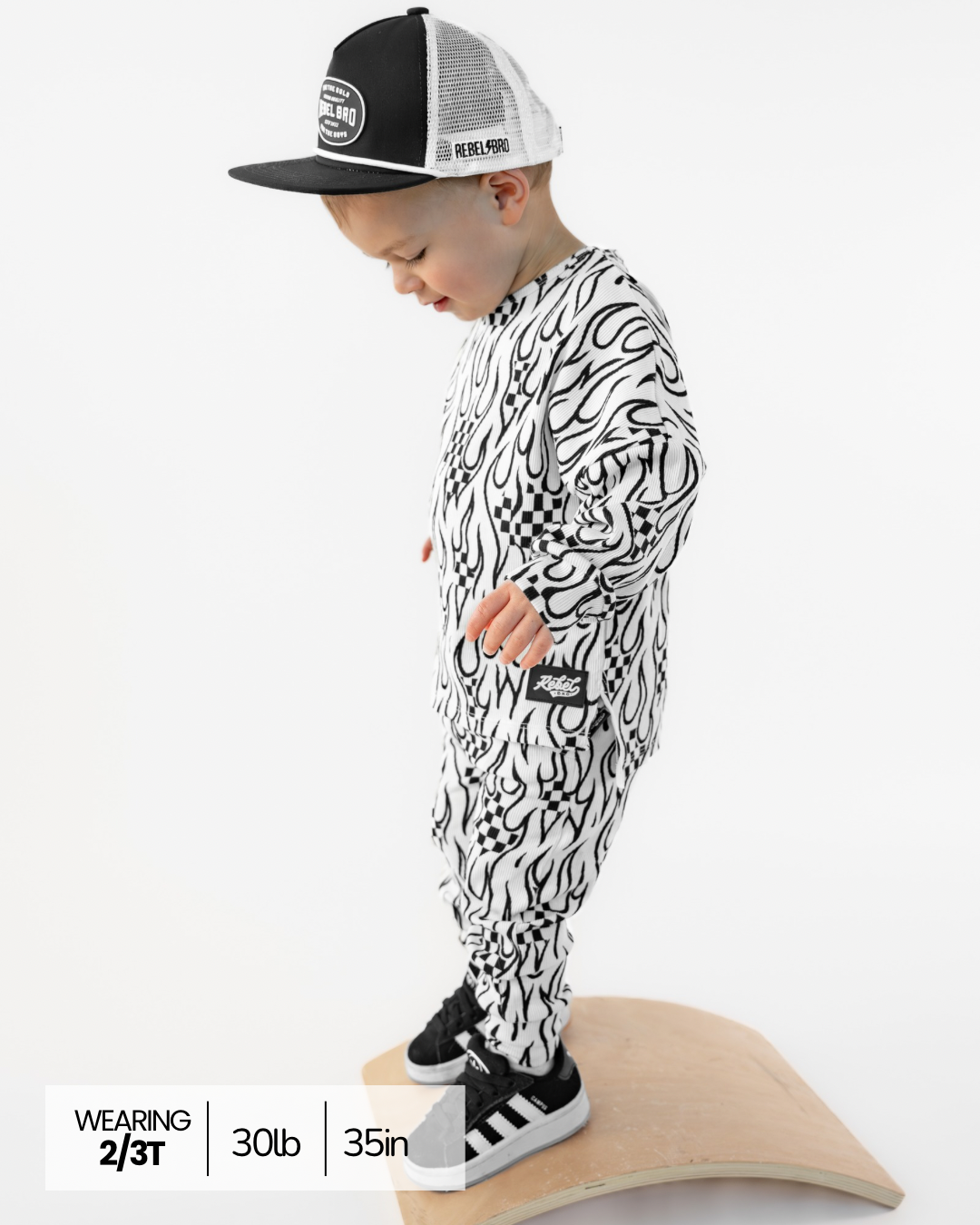 Organic Ribbed Set in Full Throttle