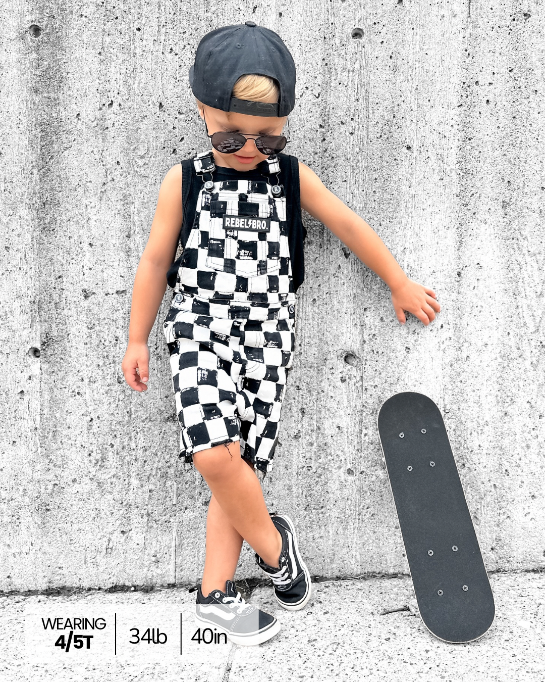 Cut Off Overalls in Vintage Venice