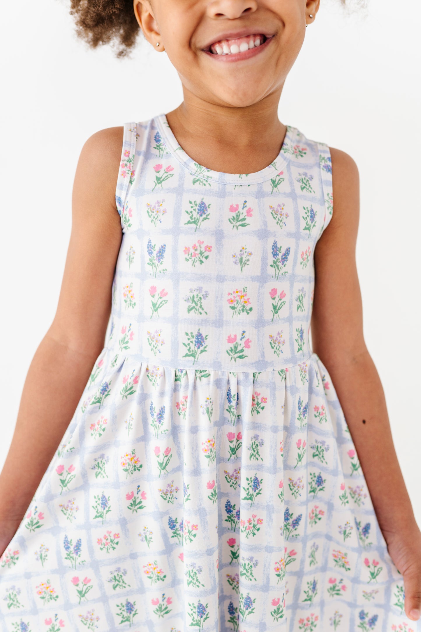 BLUE BOUQUETS | BAMBOO DRESS