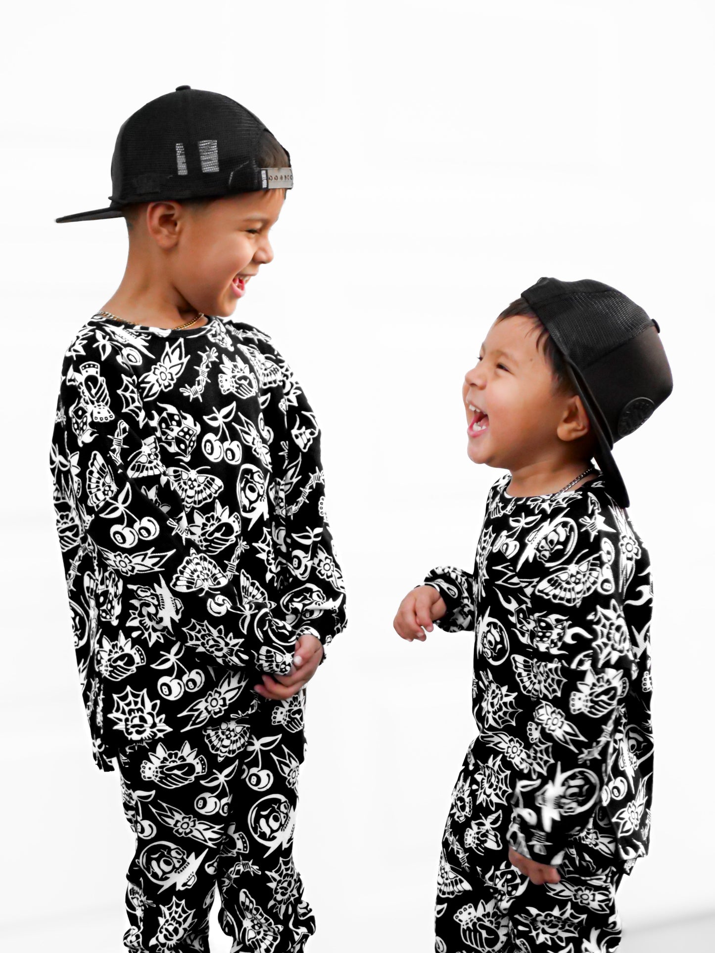 Organic Ribbed Set in Bad Boy [Midnight Edition]