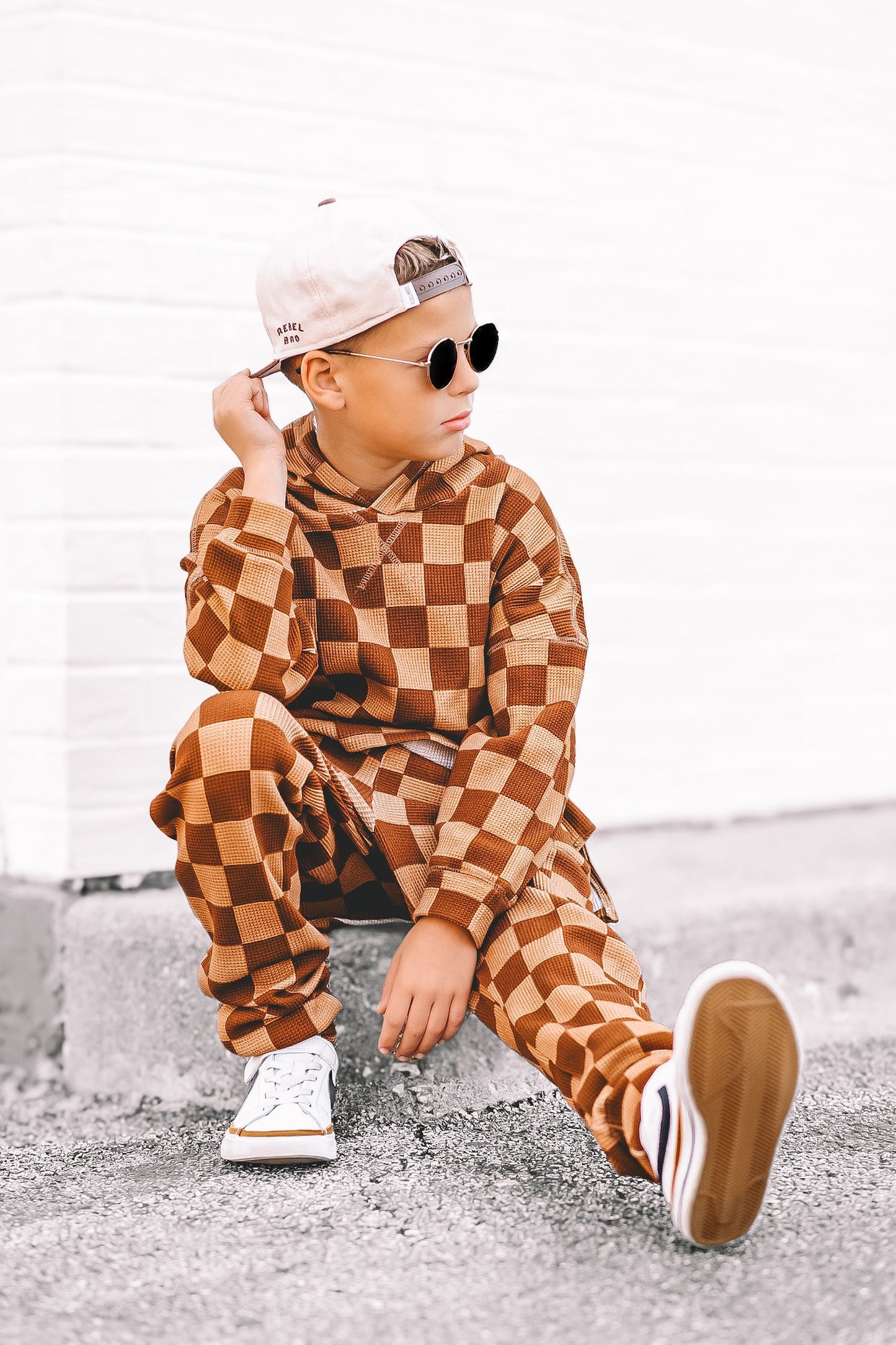 Waffle Set in Spiced Cider + Mocha