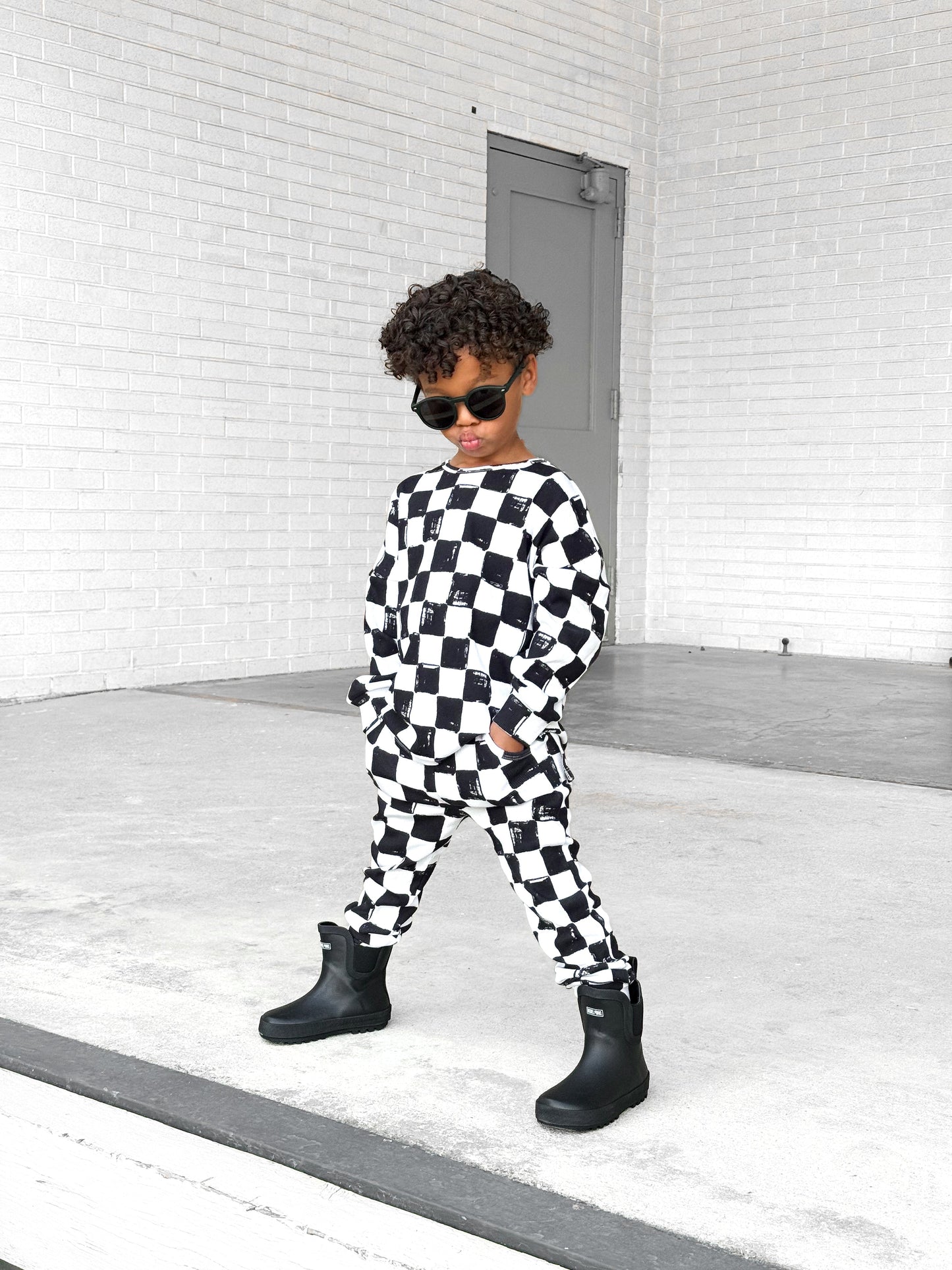 Organic Ribbed Set in Vintage Venice