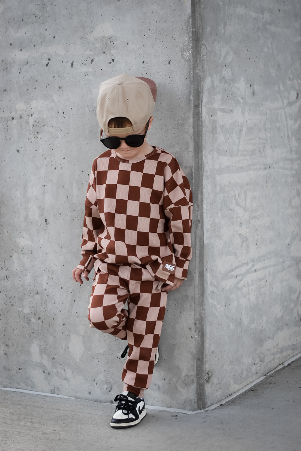 Organic Ribbed Set in Spiced Cider + Graham