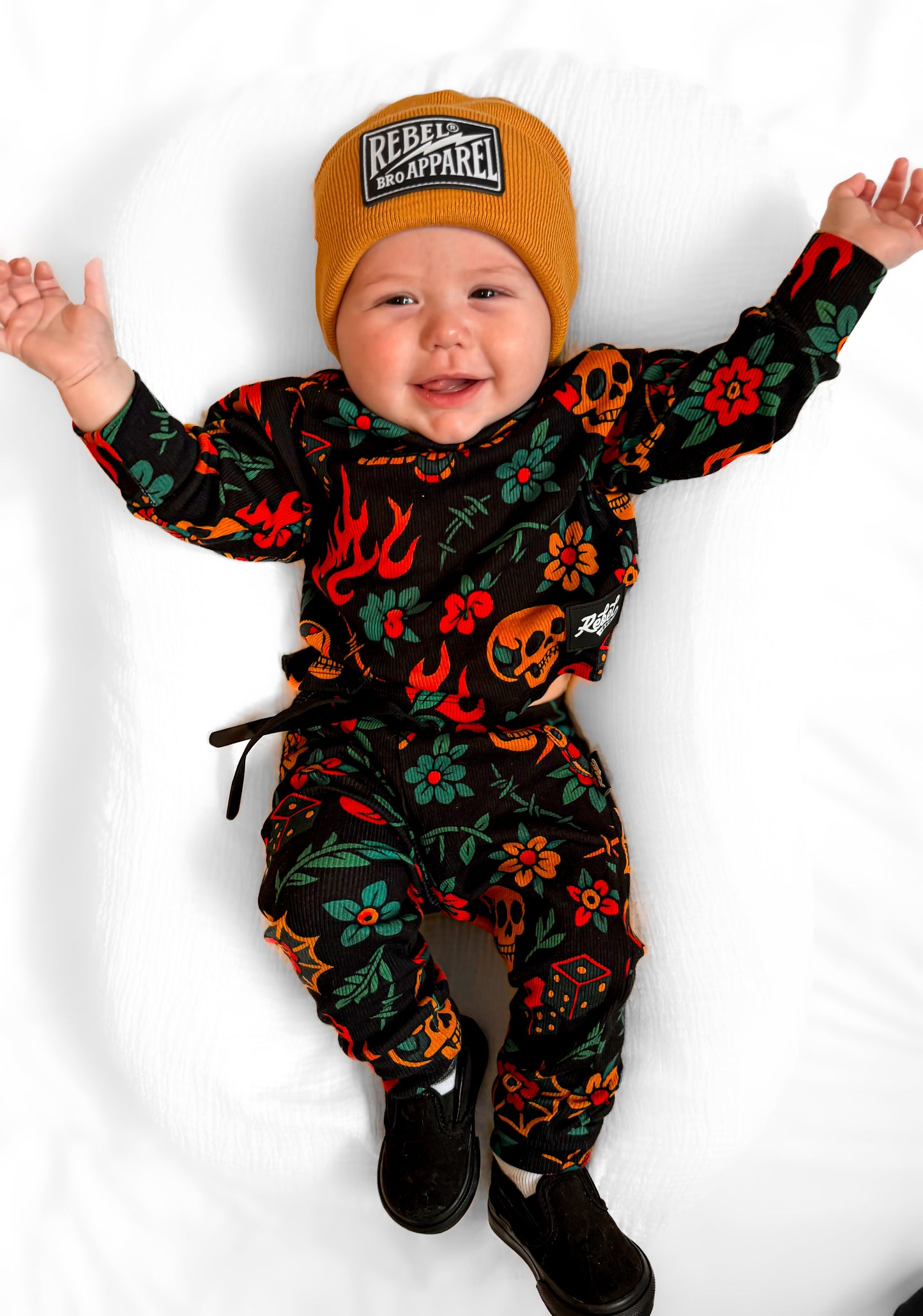 Organic Ribbed Set in Inkworks