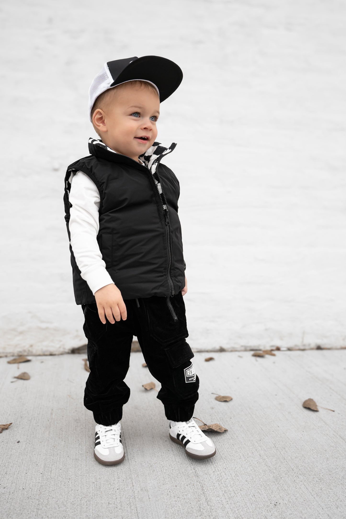 Reversible Puffer Vest in Vintage Venice