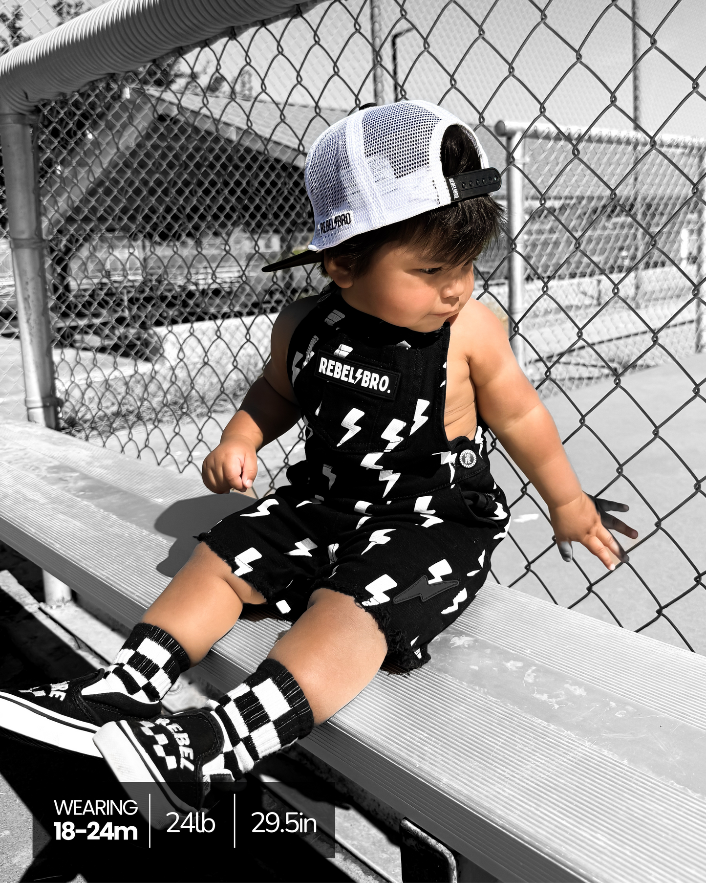 Cut Off Overalls in Jagger