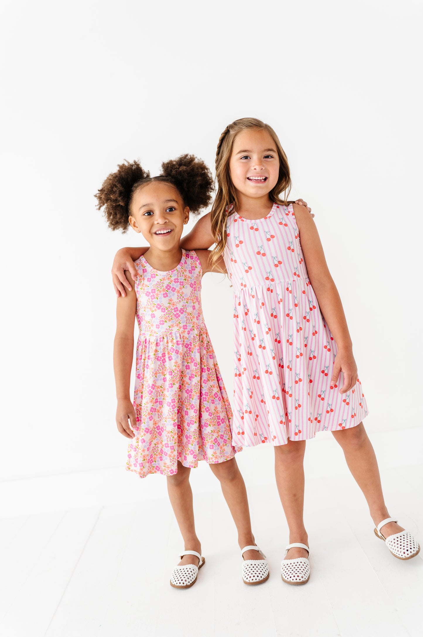 CHERRY STRIPE | BAMBOO DRESS