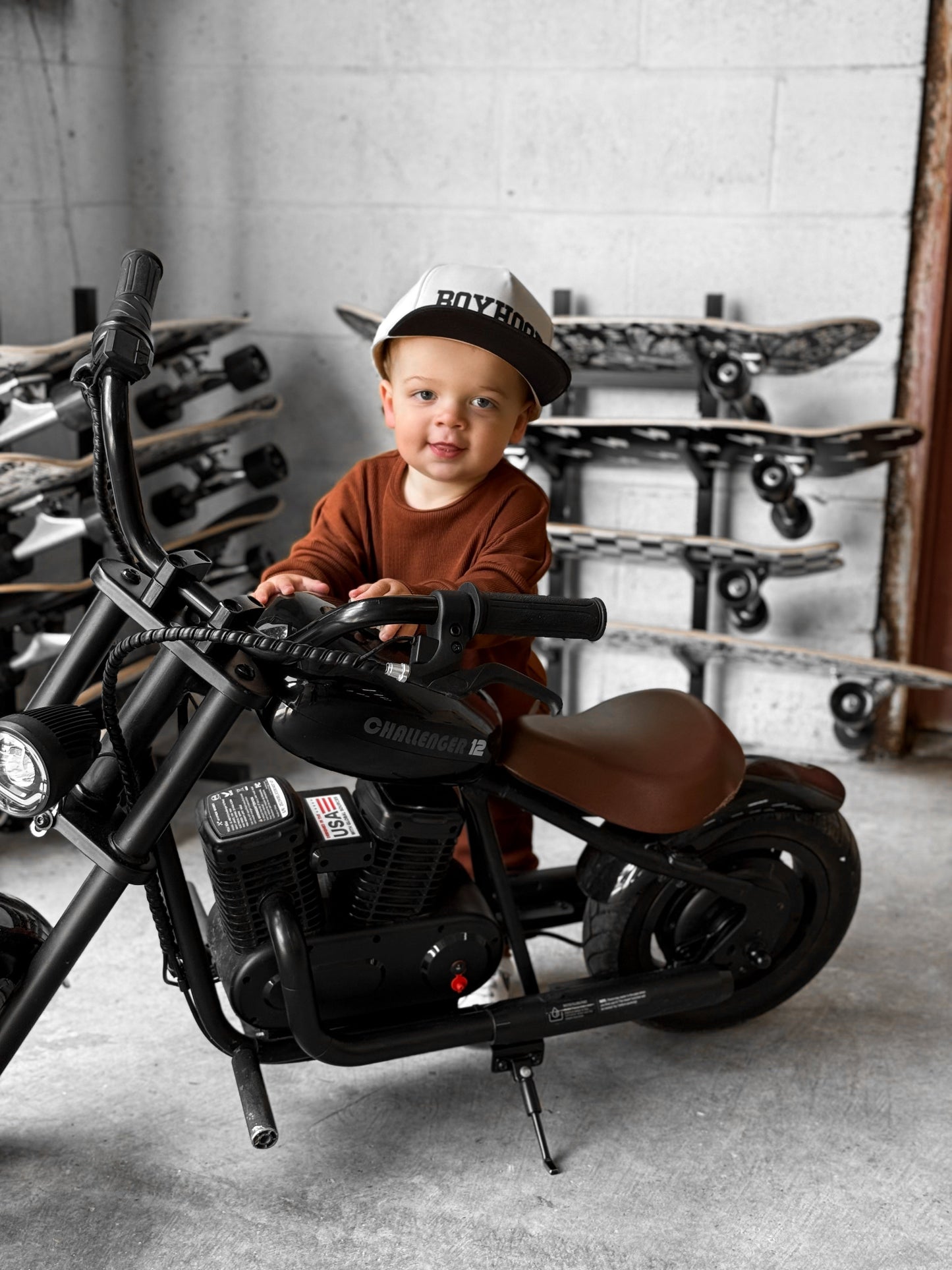 Organic Ribbed Set in Rust