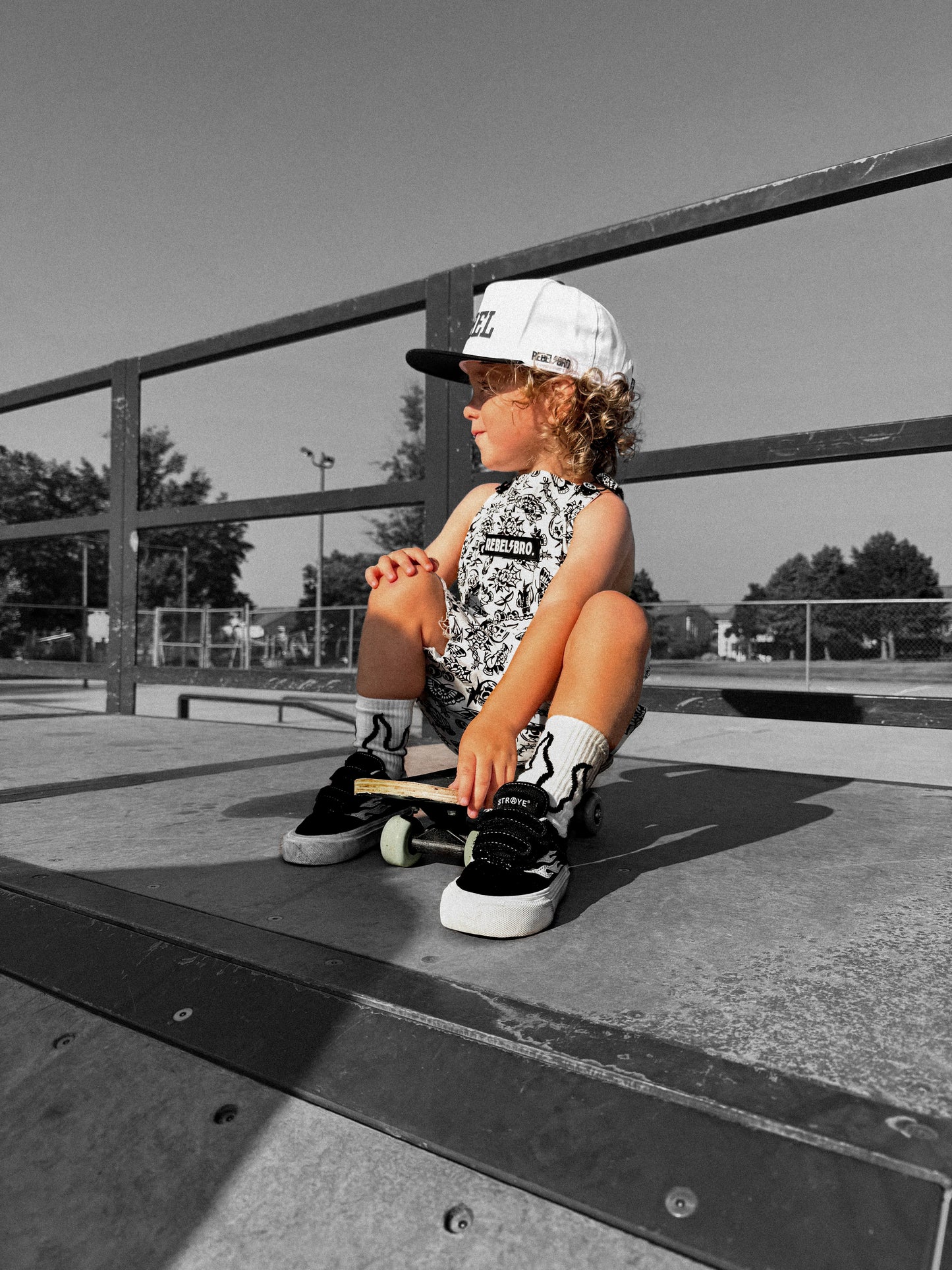 Cut Off Overalls in Bad Boy