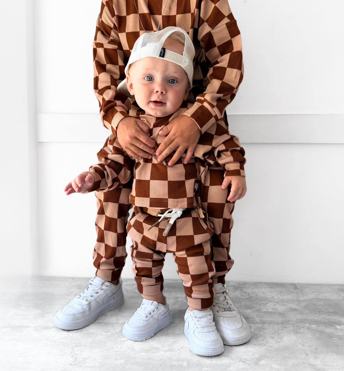 Organic Ribbed Set in Spiced Cider + Graham