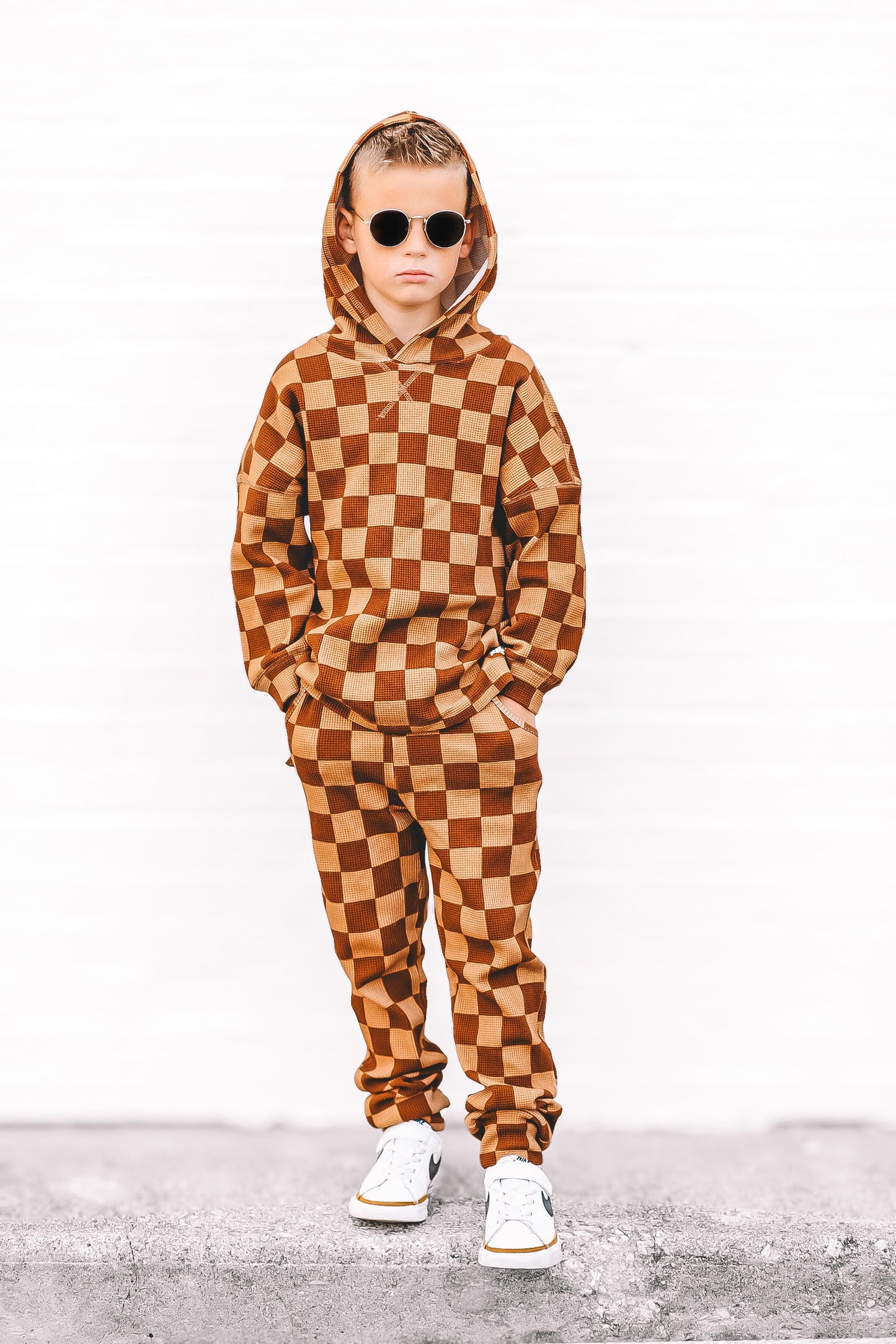 Waffle Set in Spiced Cider + Mocha