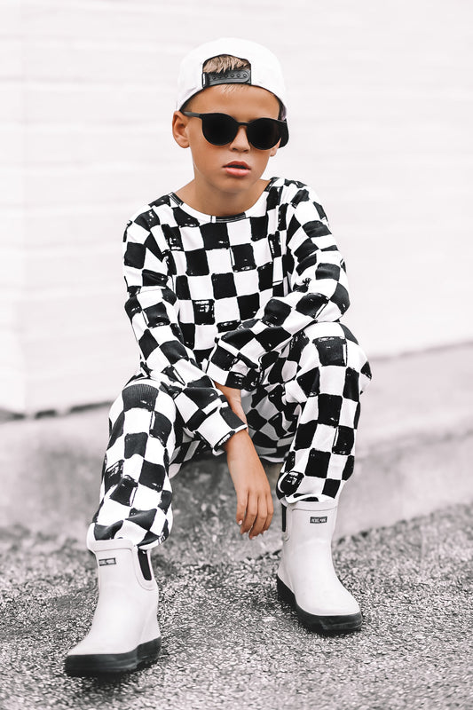 Organic Ribbed Set in Vintage Venice