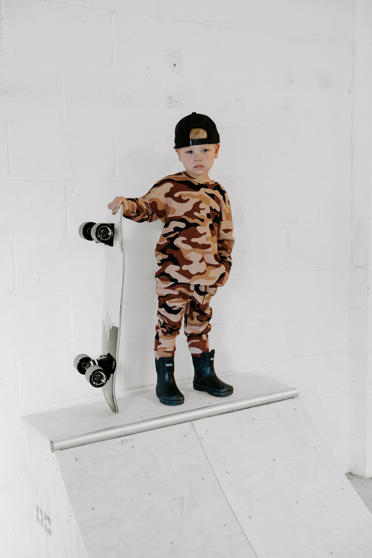 Organic Ribbed Set in Ranger