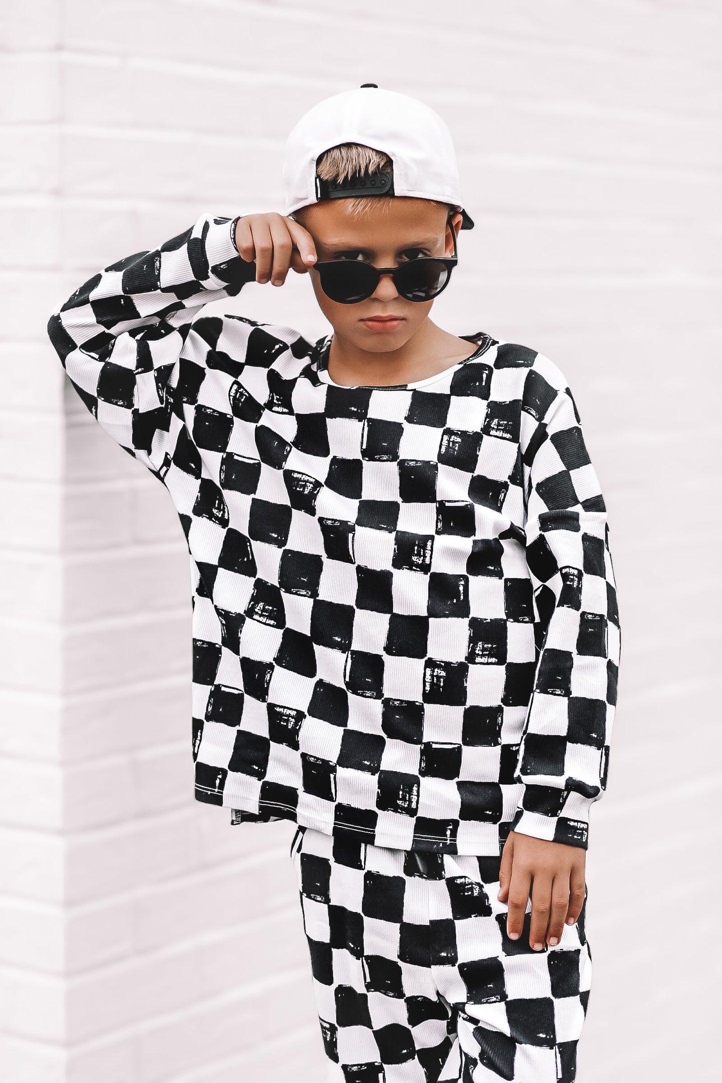 Organic Ribbed Set in Vintage Venice