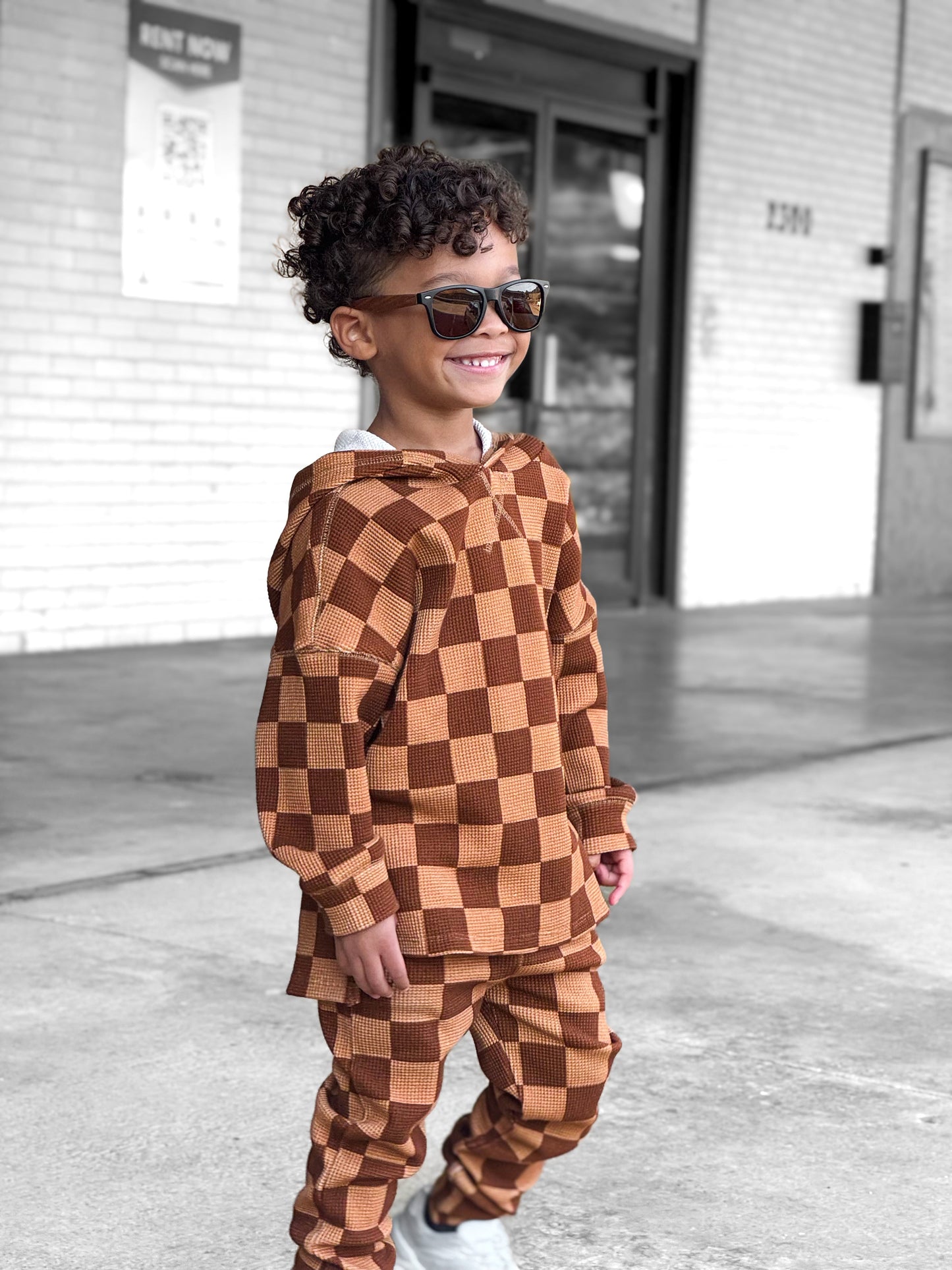 Waffle Set in Spiced Cider + Mocha