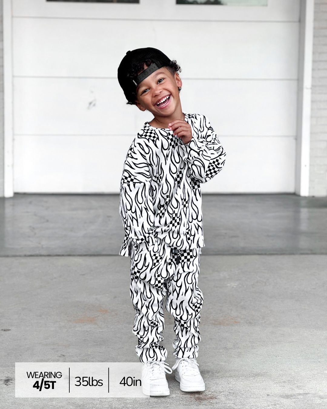 Organic Ribbed Set in Full Throttle