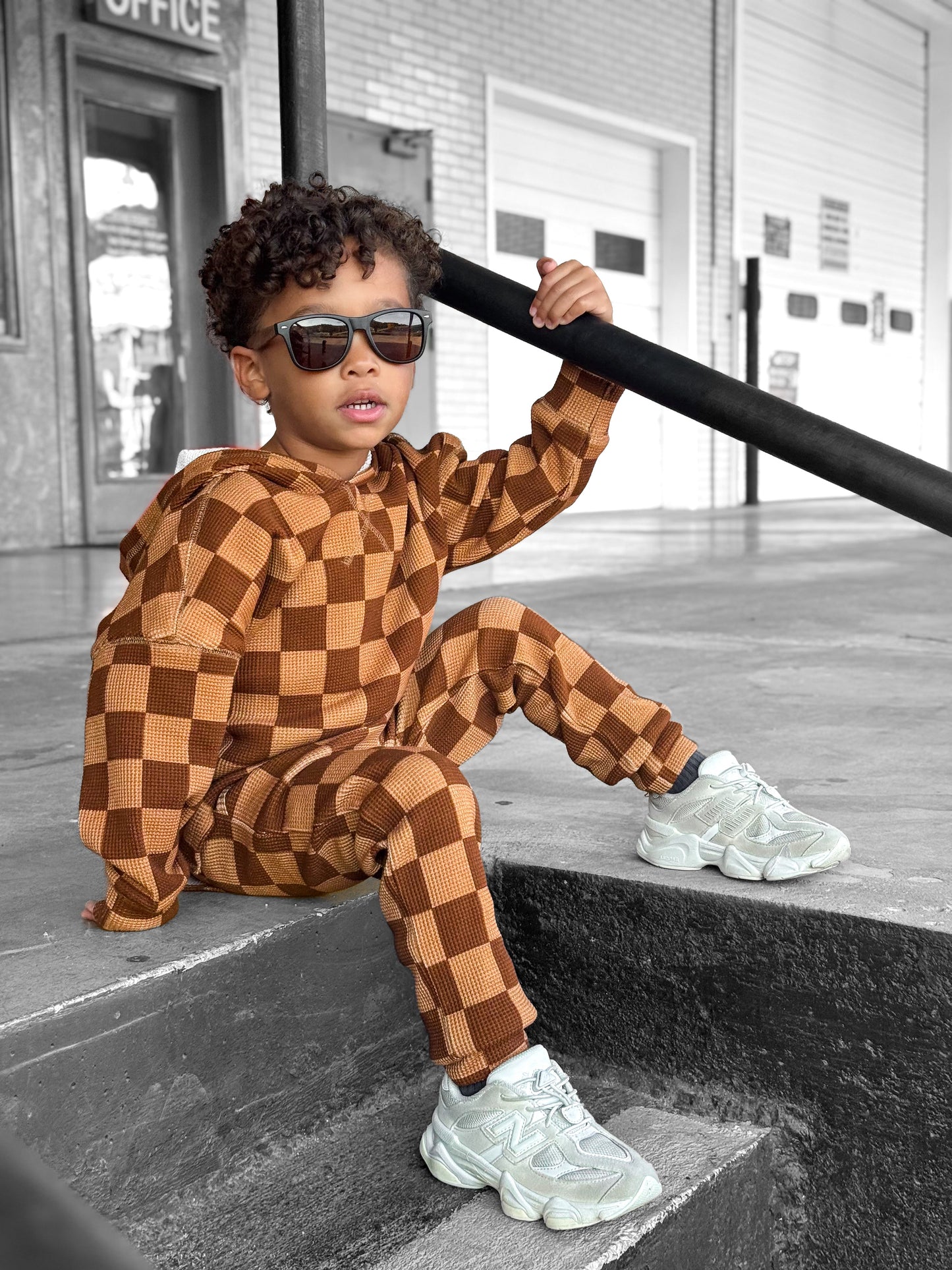 Waffle Set in Spiced Cider + Mocha