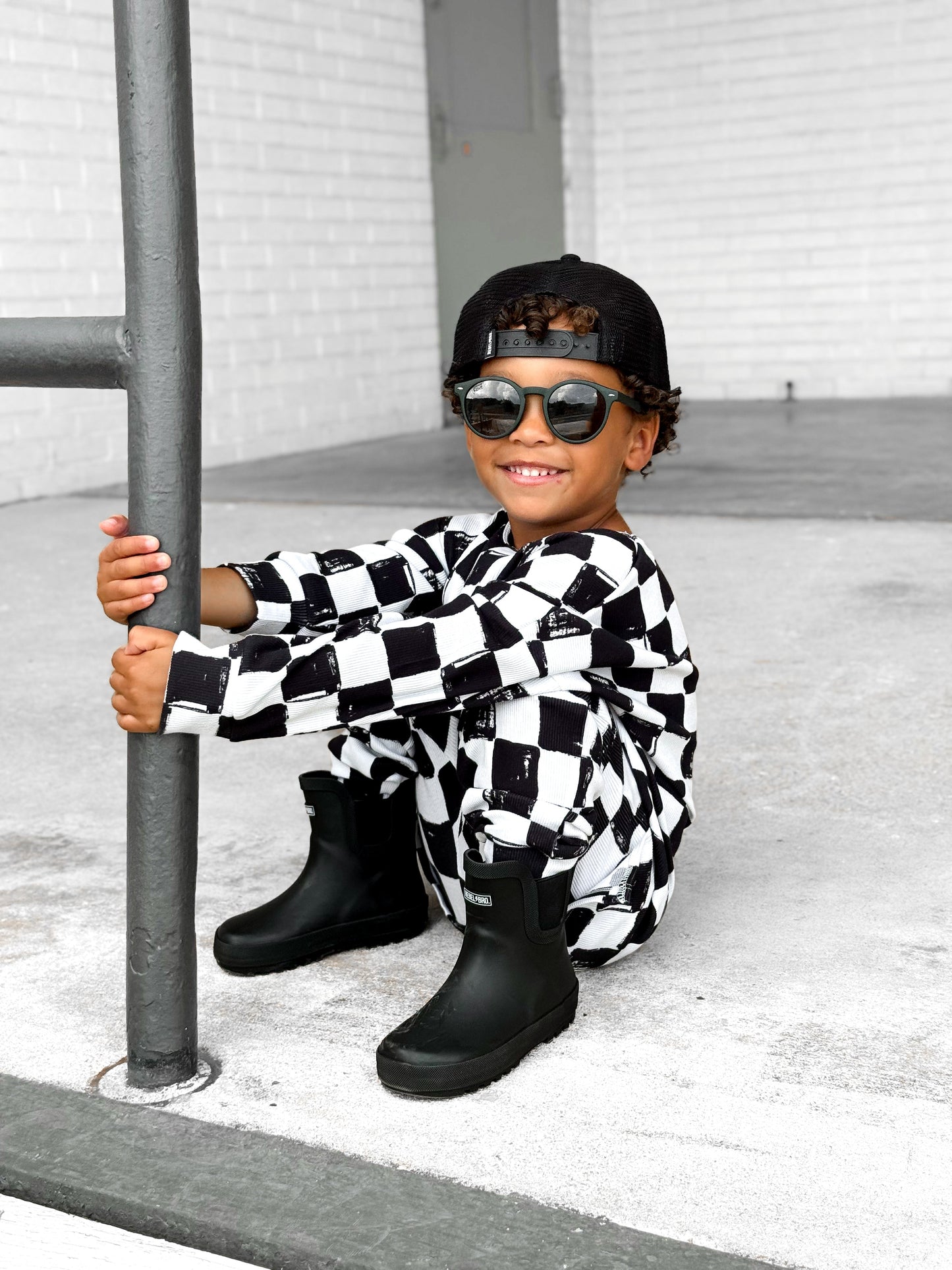 Organic Ribbed Set in Vintage Venice