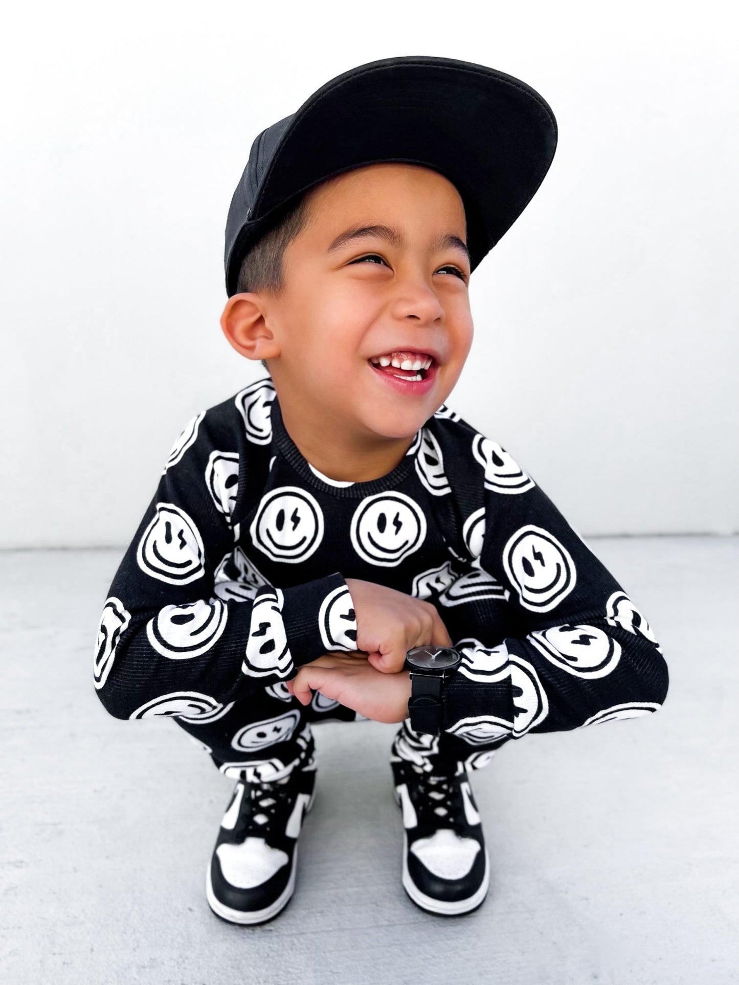 Organic Ribbed Set in Mr. Brightside