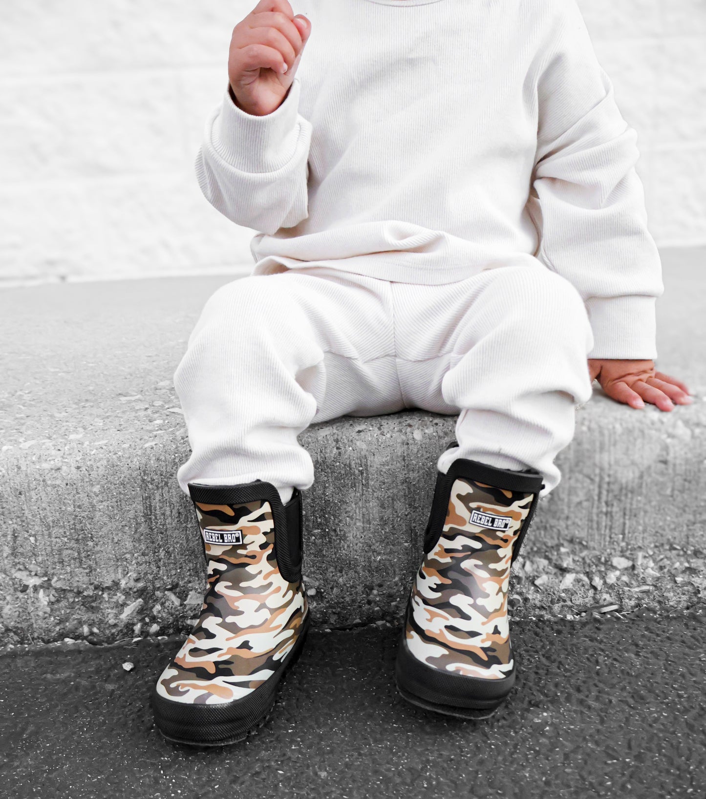 Organic Ribbed Set in Oat