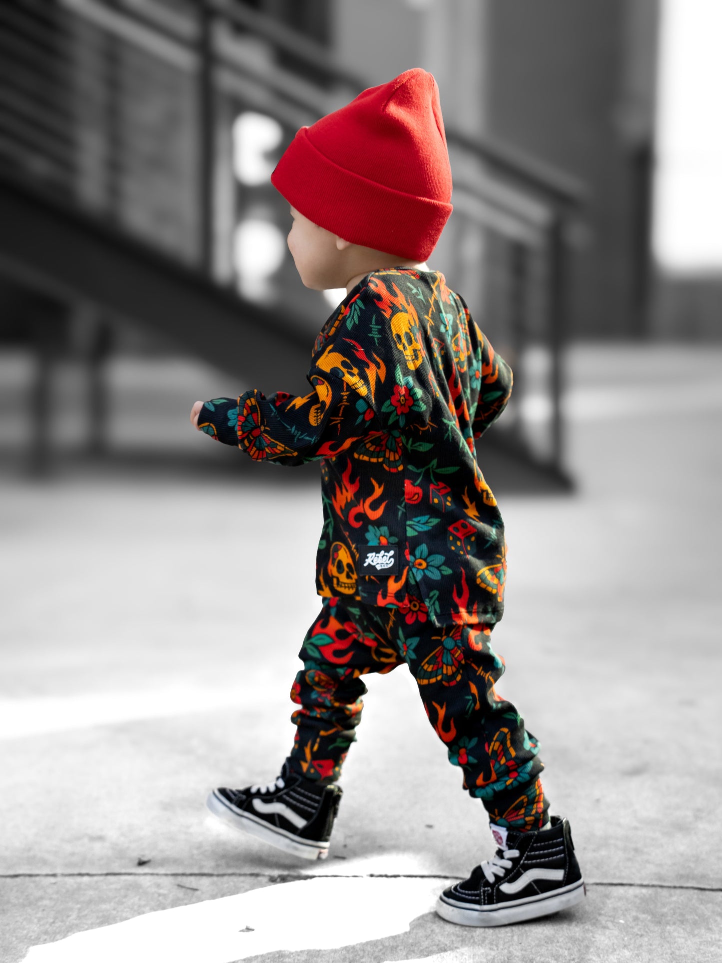 Organic Ribbed Set in Inkworks