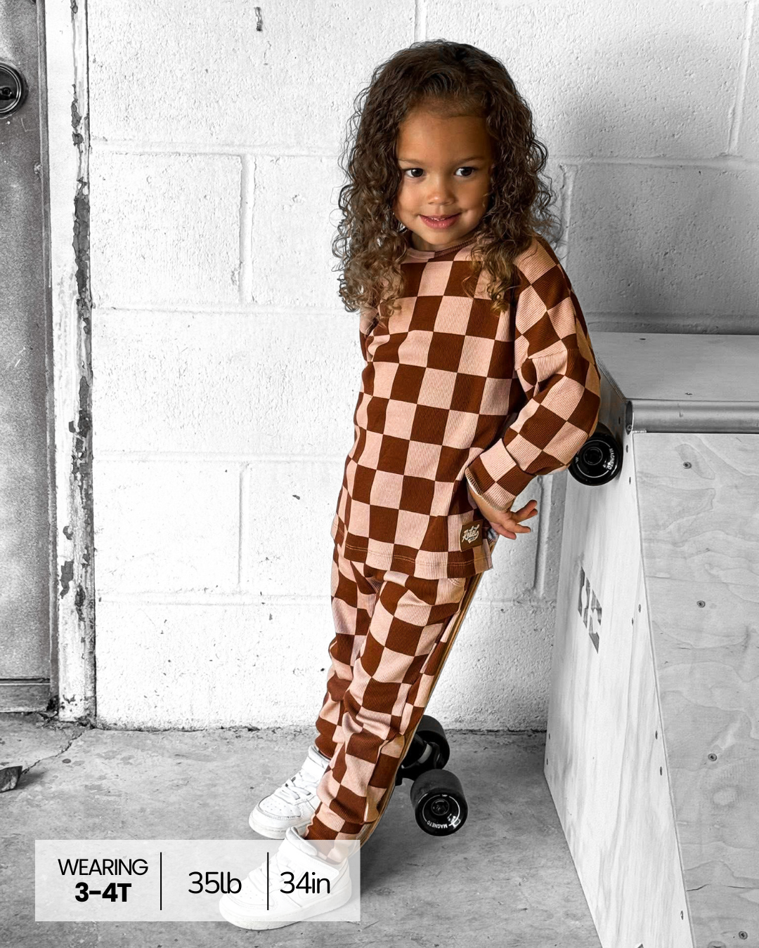 Organic Ribbed Set in Spiced Cider + Graham