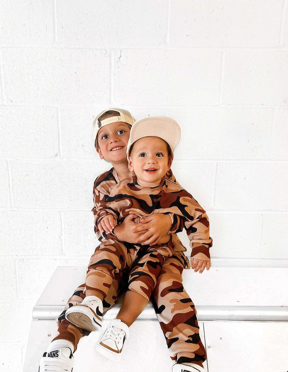 Organic Ribbed Set in Ranger