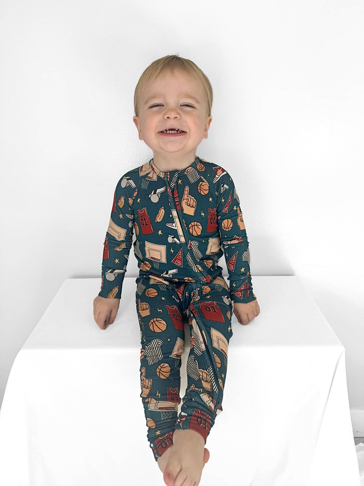 BASKETBALL | ZIP ROMPER