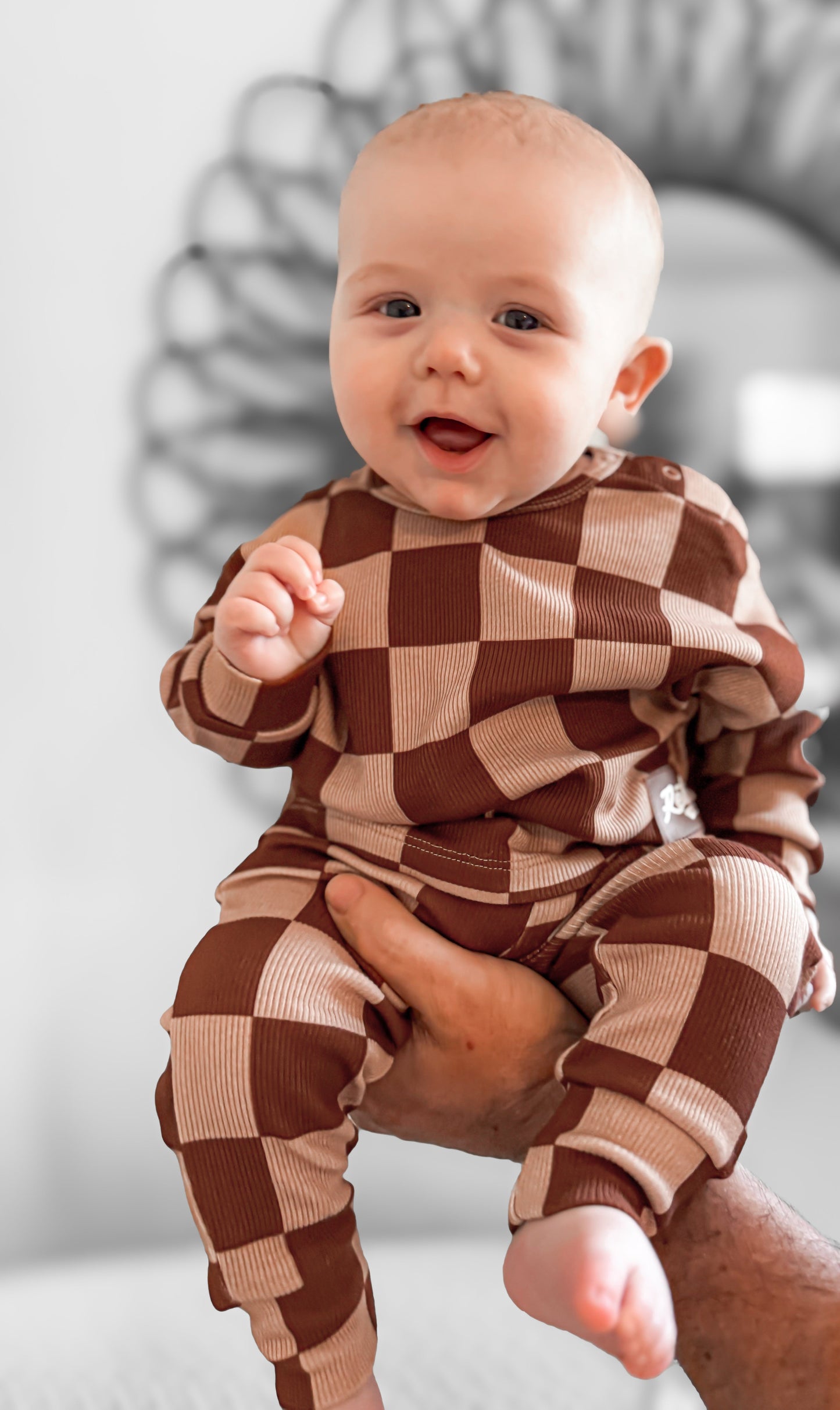 Organic Ribbed Set in Spiced Cider + Graham