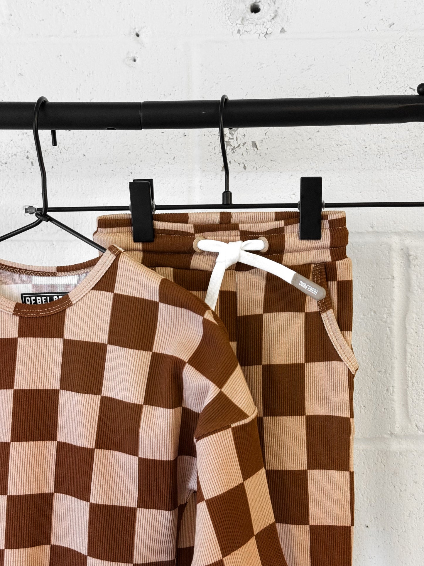 Organic Ribbed Set in Spiced Cider + Graham