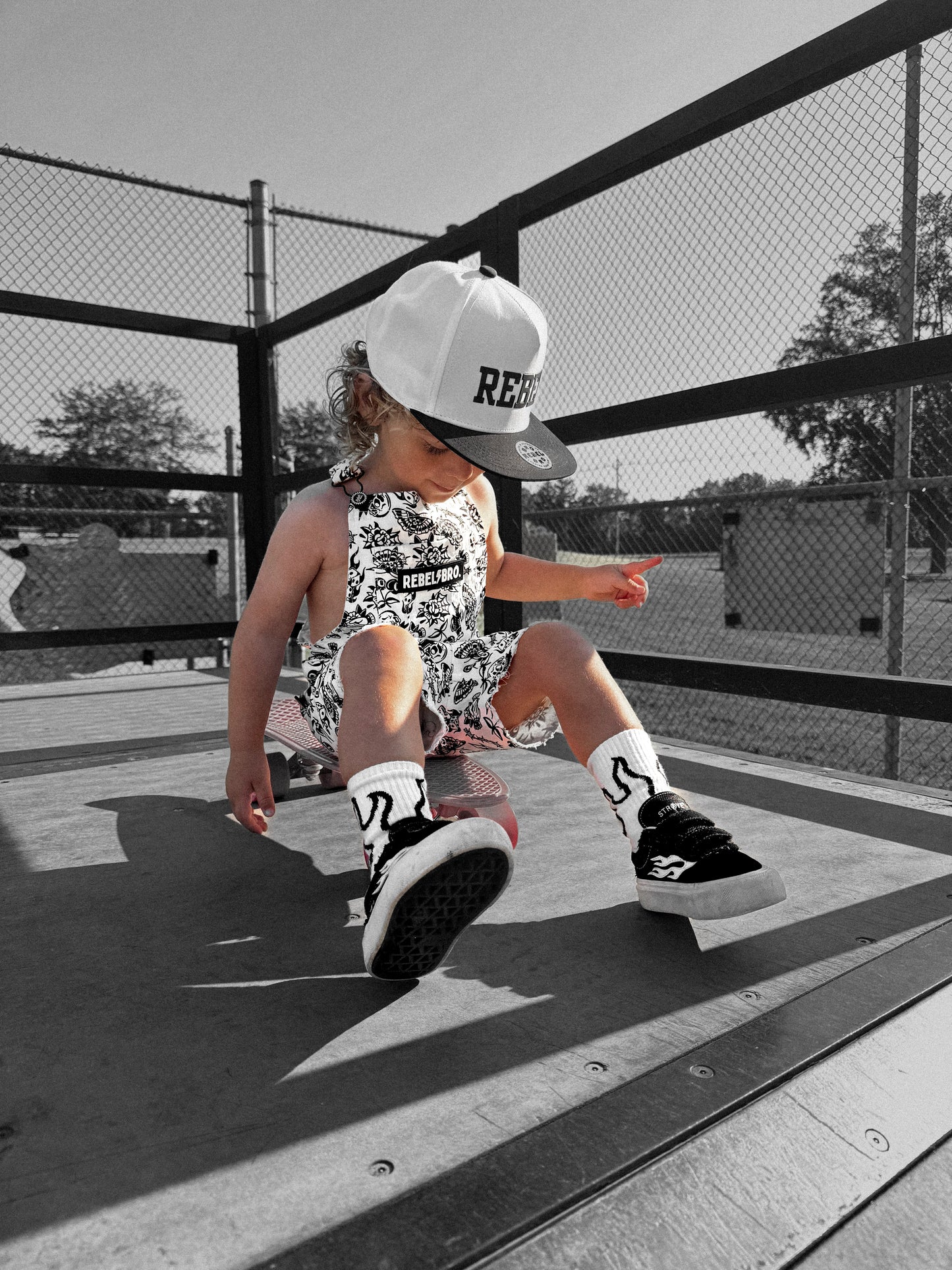 Cut Off Overalls in Bad Boy