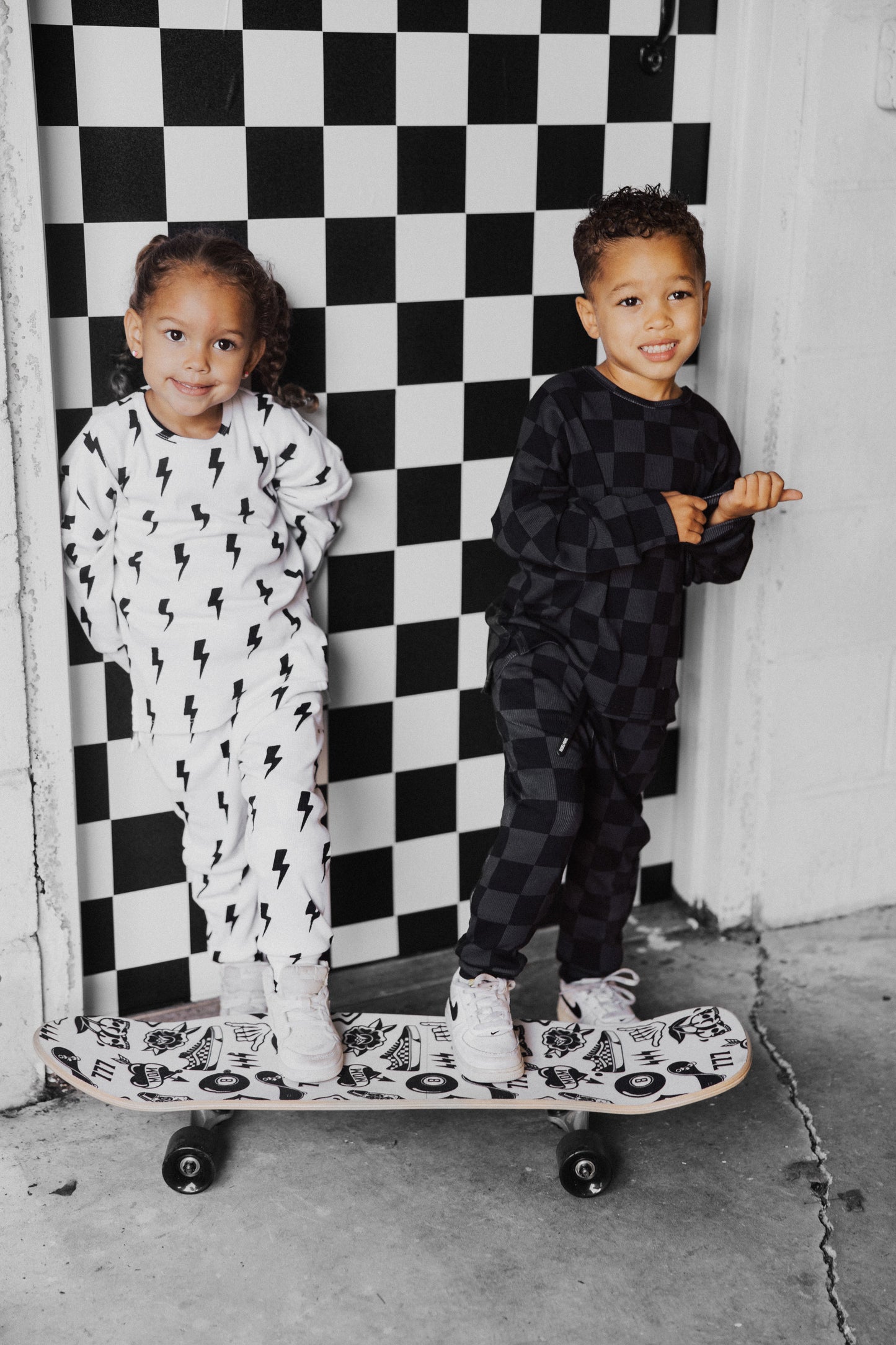 Organic Ribbed Set in Bowie