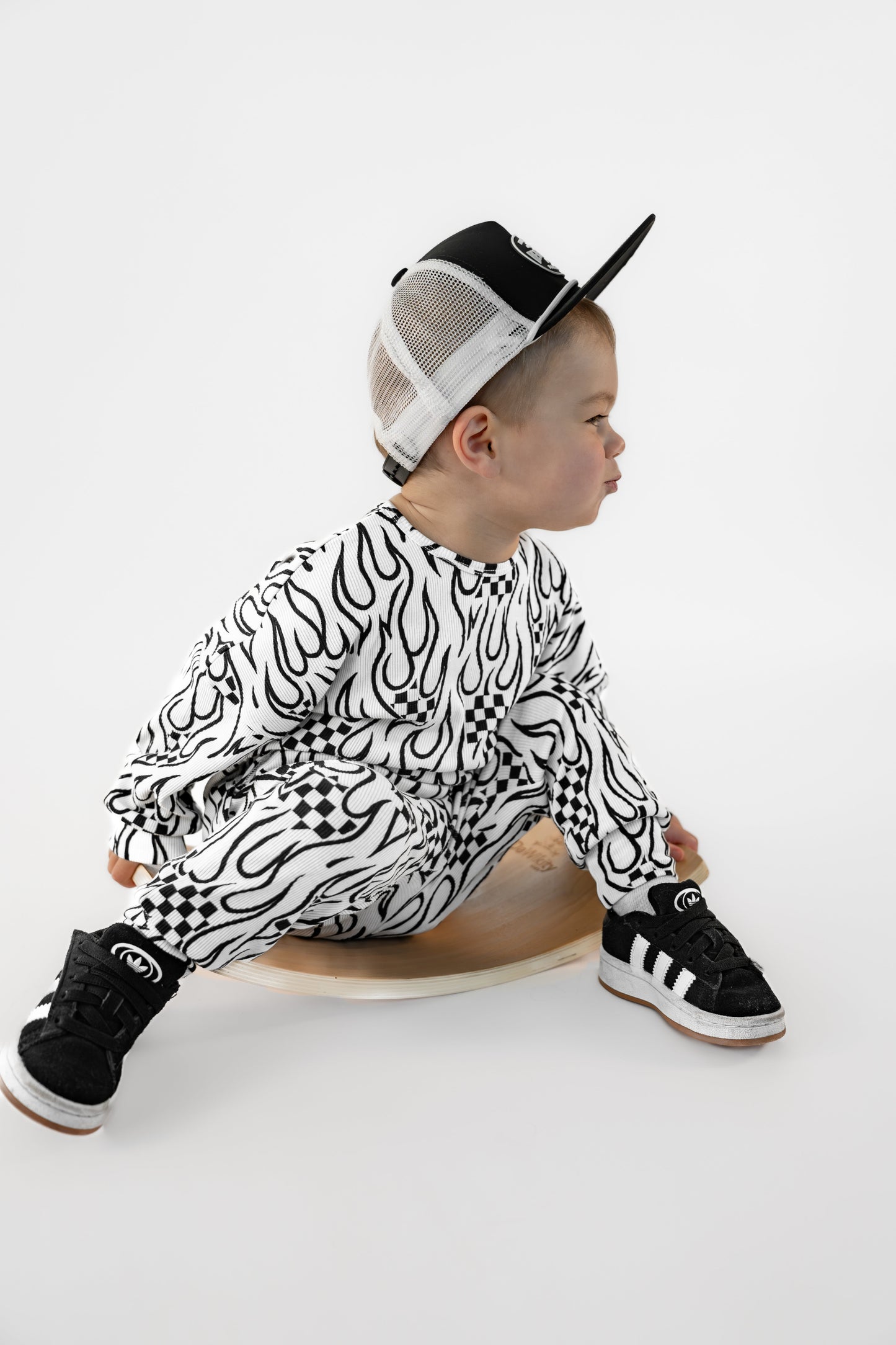 Organic Ribbed Set in Full Throttle