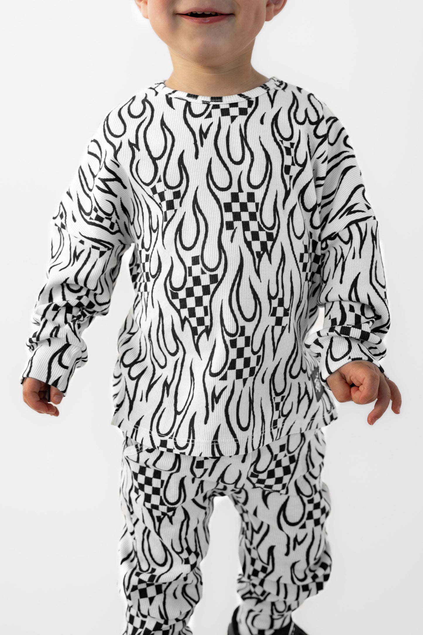 Organic Ribbed Set in Full Throttle