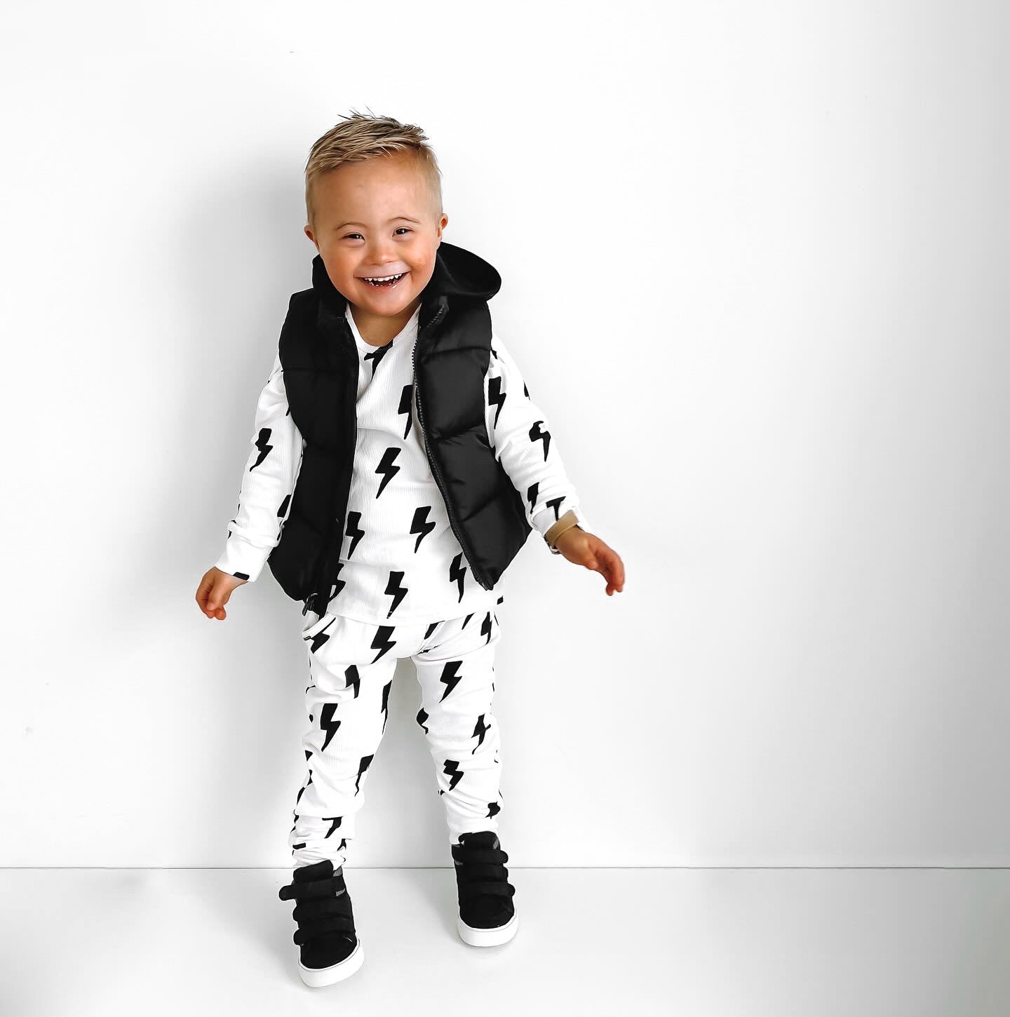 Organic Ribbed Set in Bowie