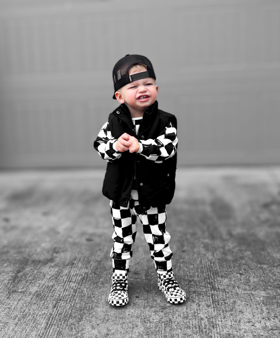 Organic Ribbed Set in Vintage Venice