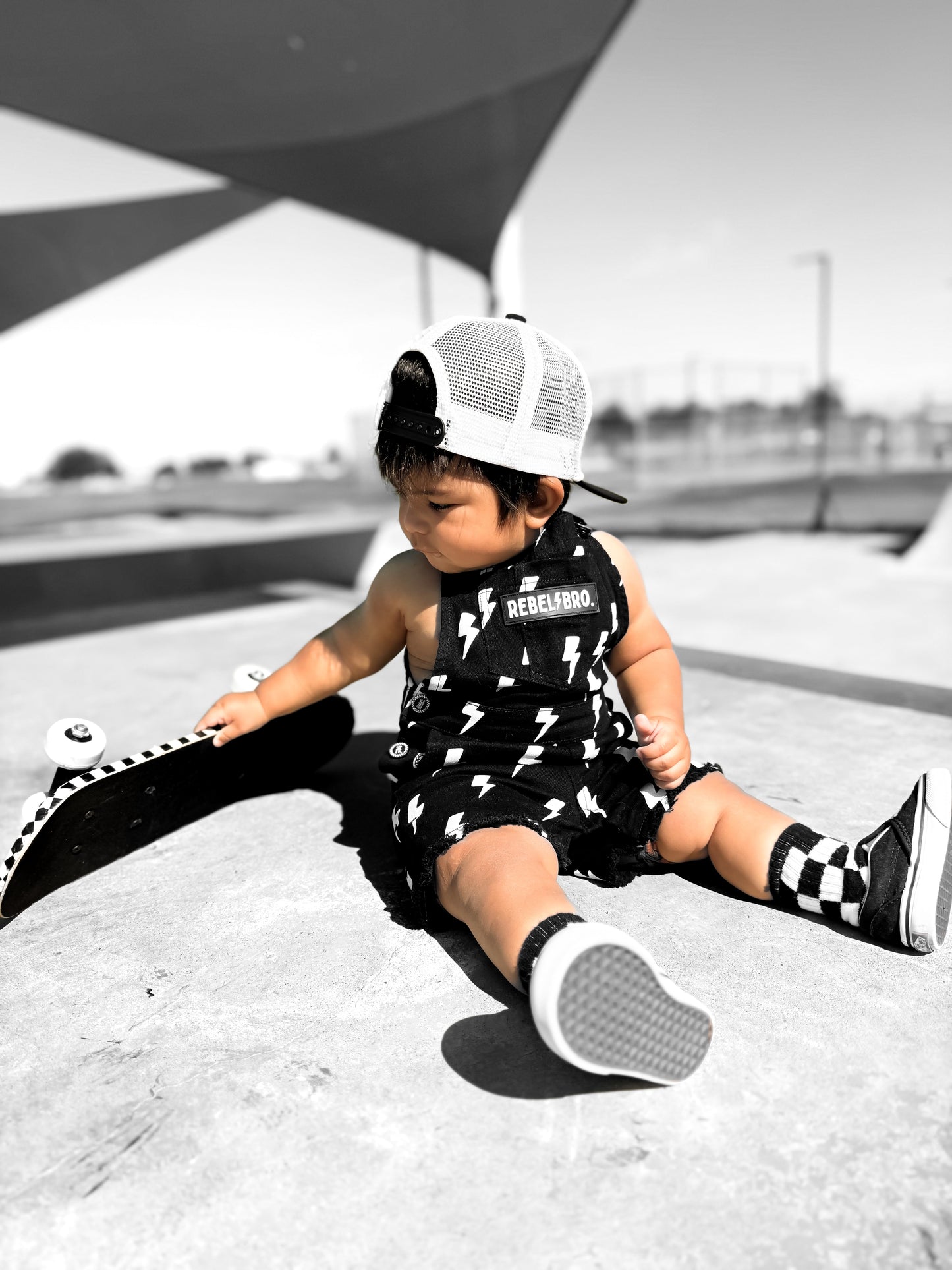 Cut Off Overalls in Jagger