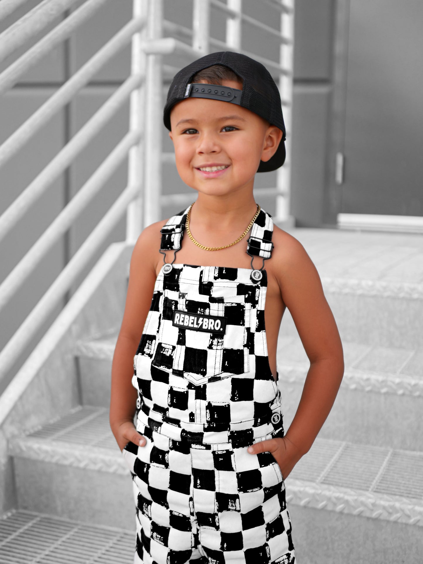 Cut Off Overalls in Vintage Venice