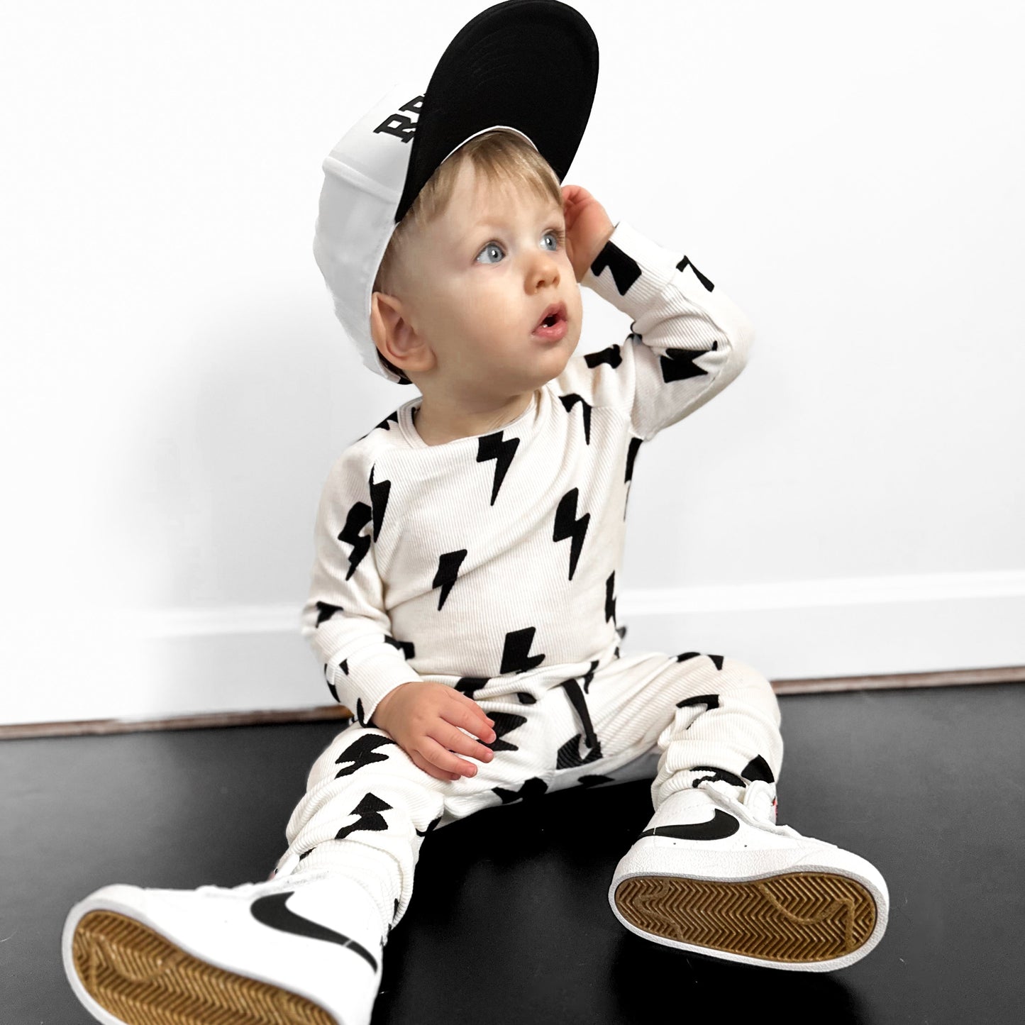 Organic Ribbed Set in Bowie