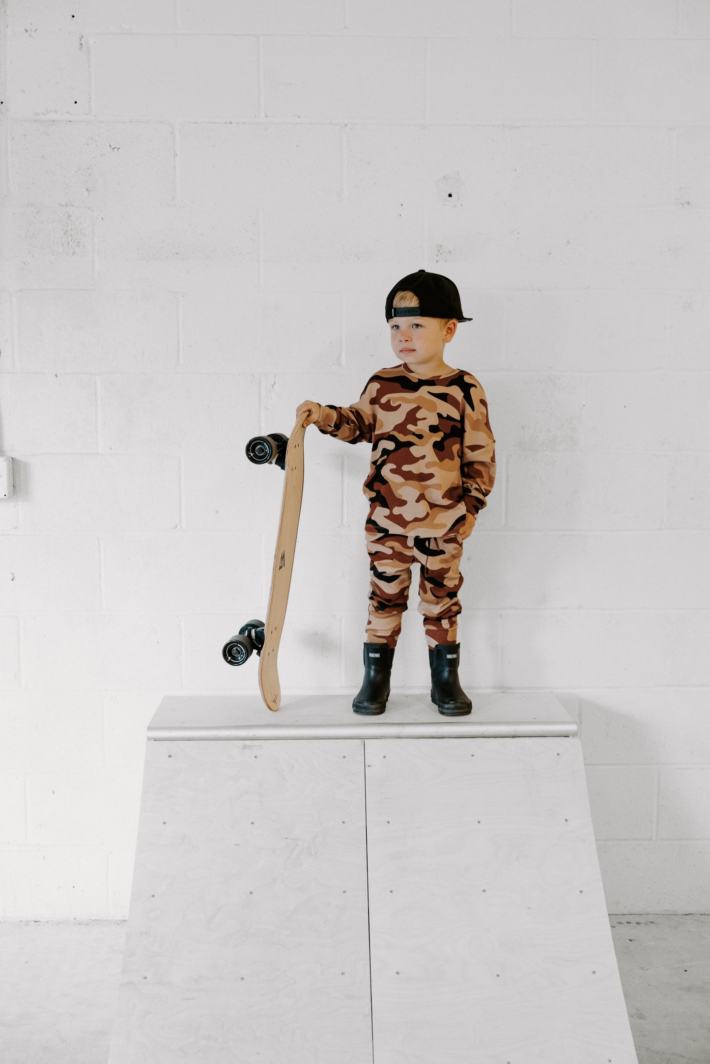 Organic Ribbed Set in Ranger