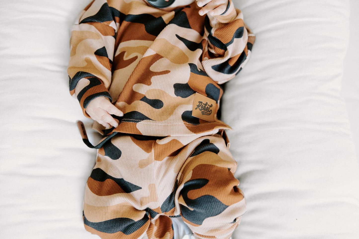 Organic Ribbed Set in Ranger