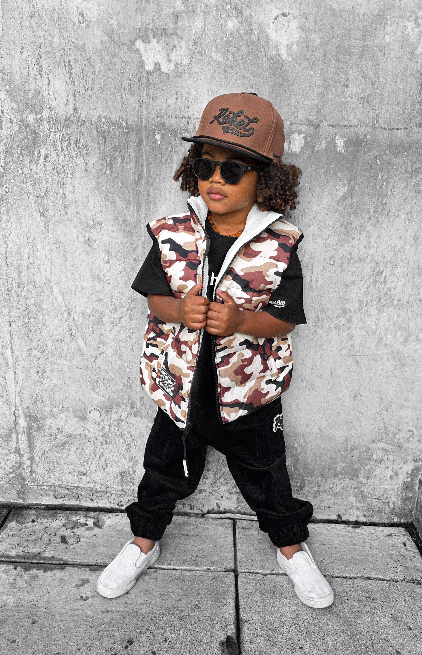 Reversible Puffer Vest in Ranger