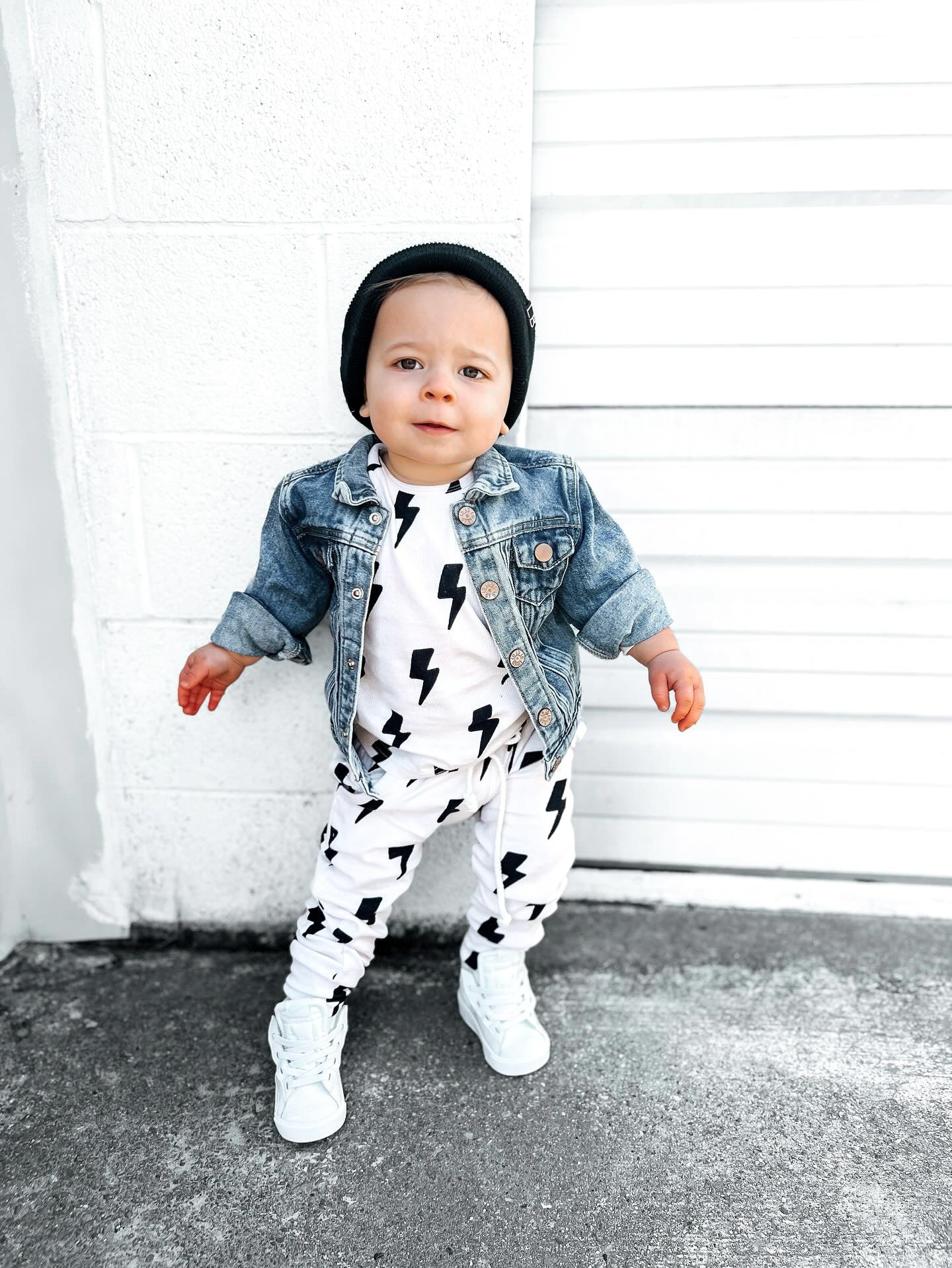 Organic Ribbed Set in Bowie