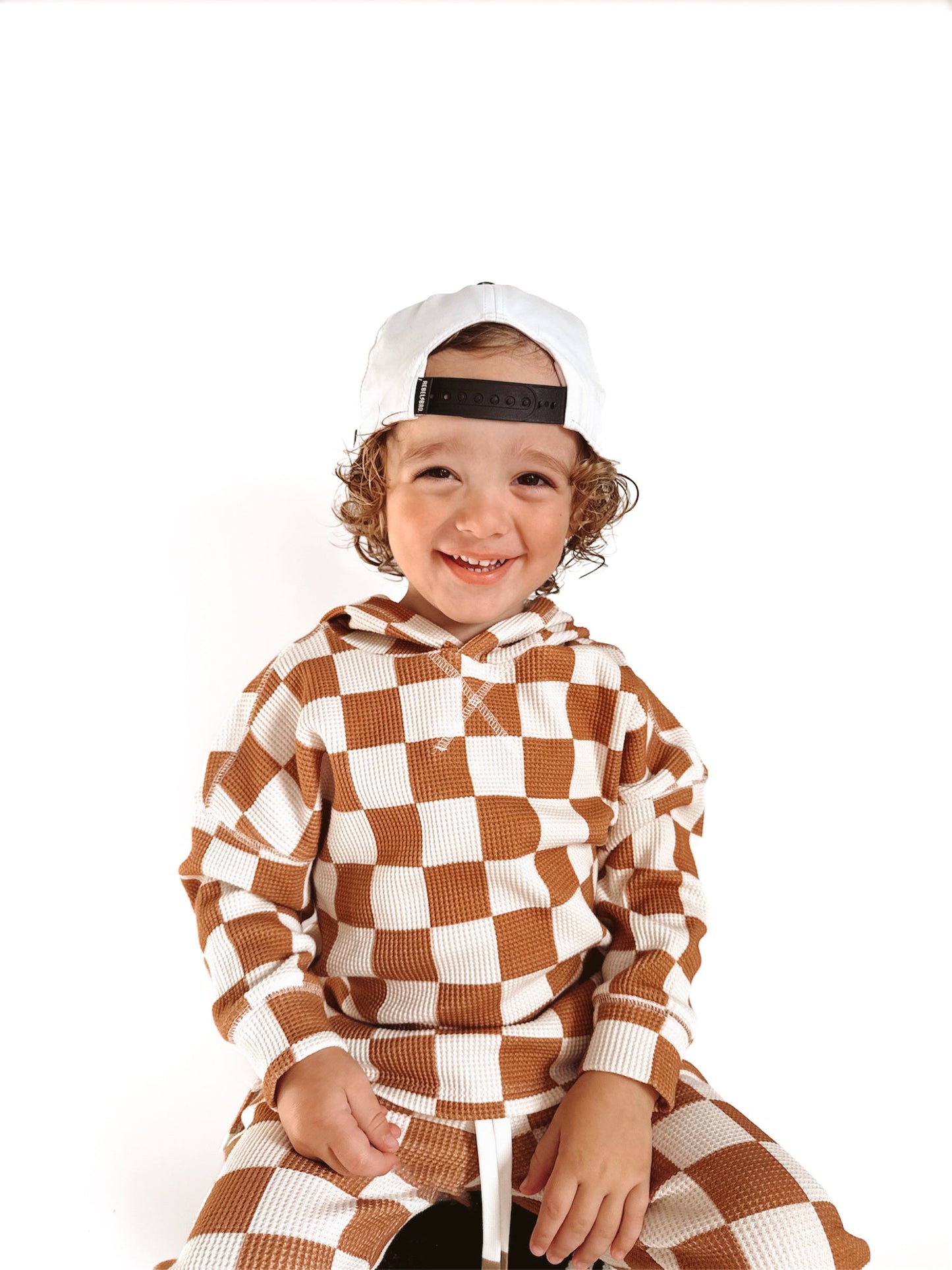 Waffle Set in Vanilla + Chestnut