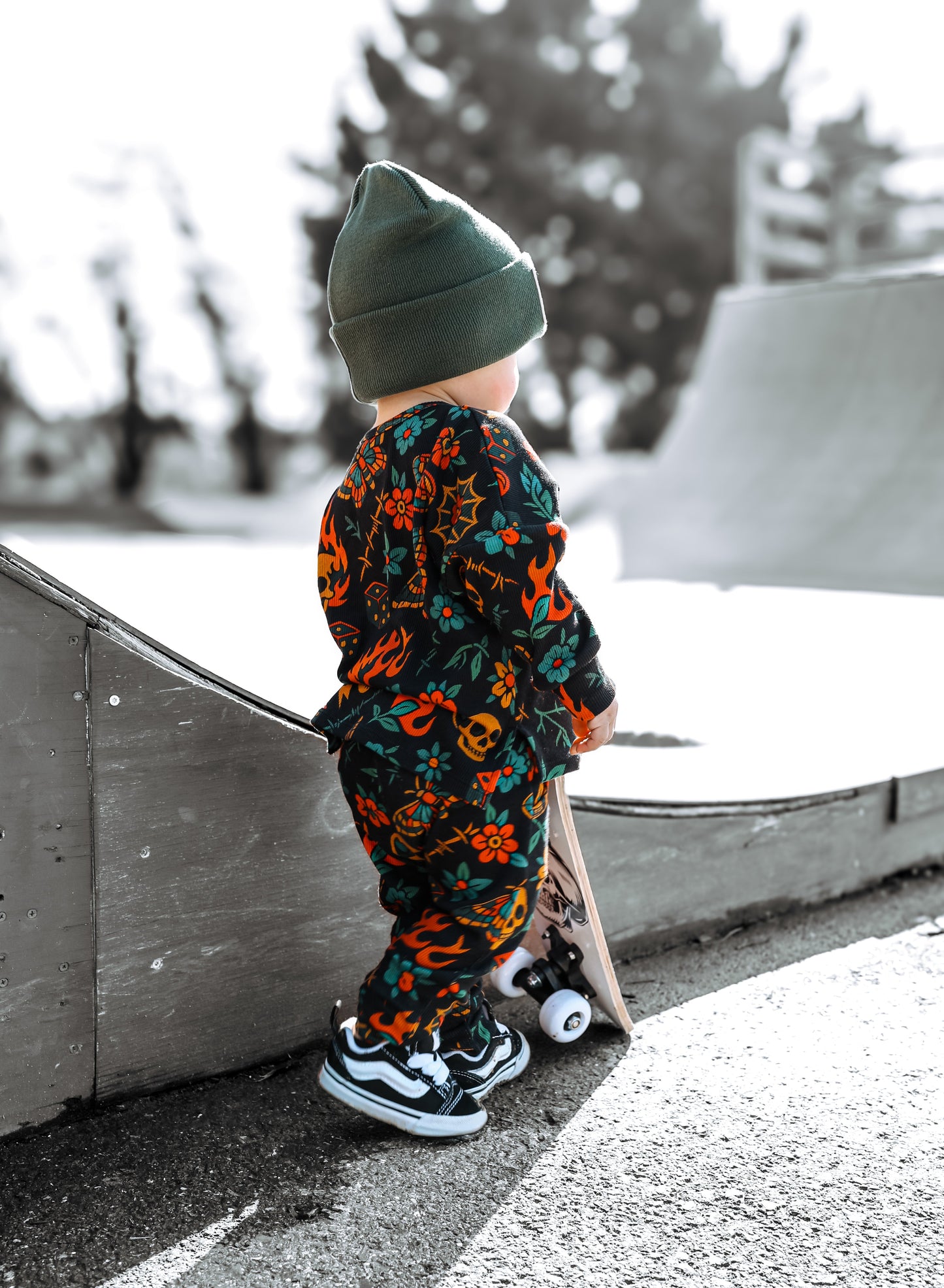 Organic Ribbed Set in Inkworks