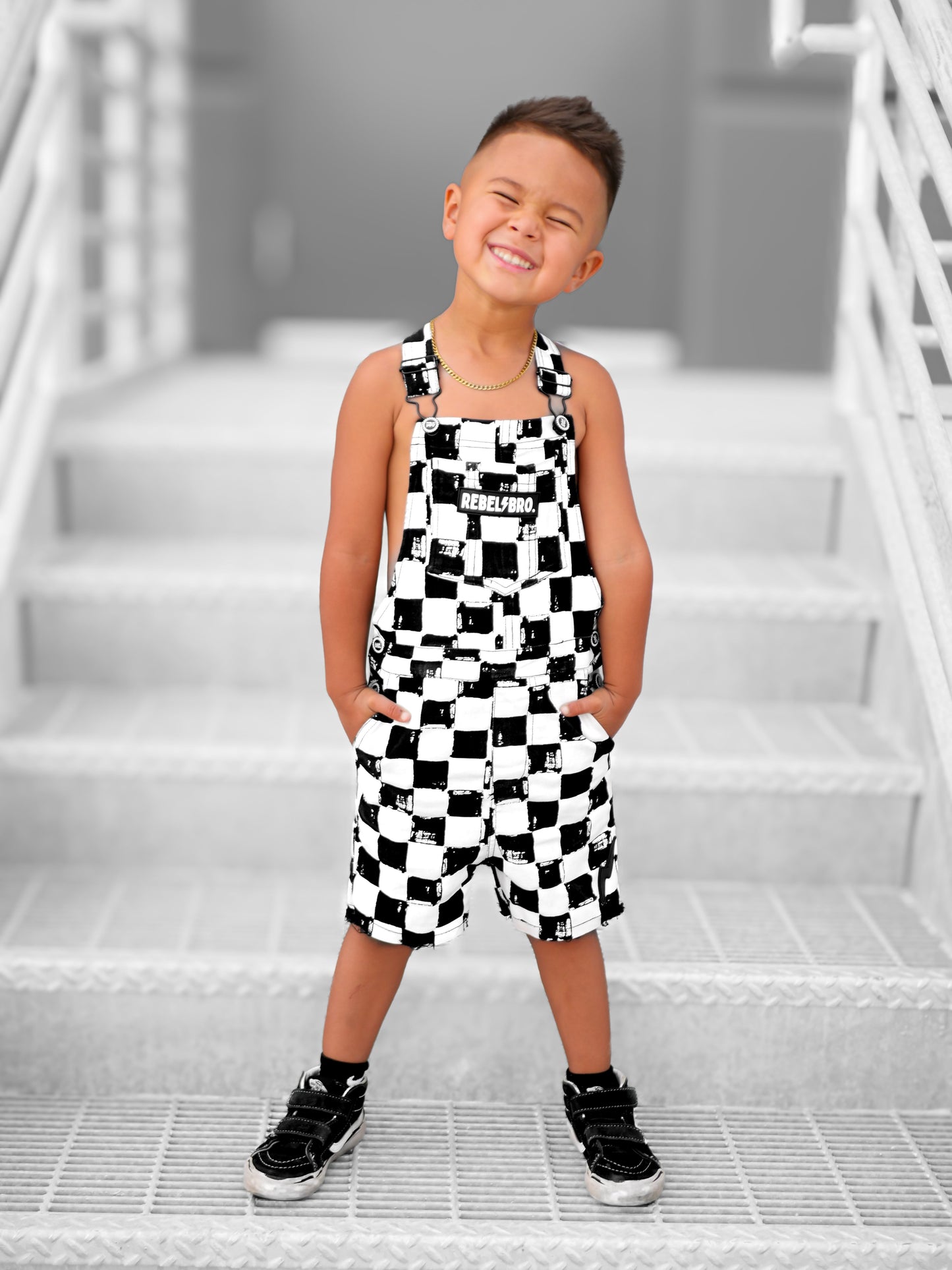 Cut Off Overalls in Vintage Venice