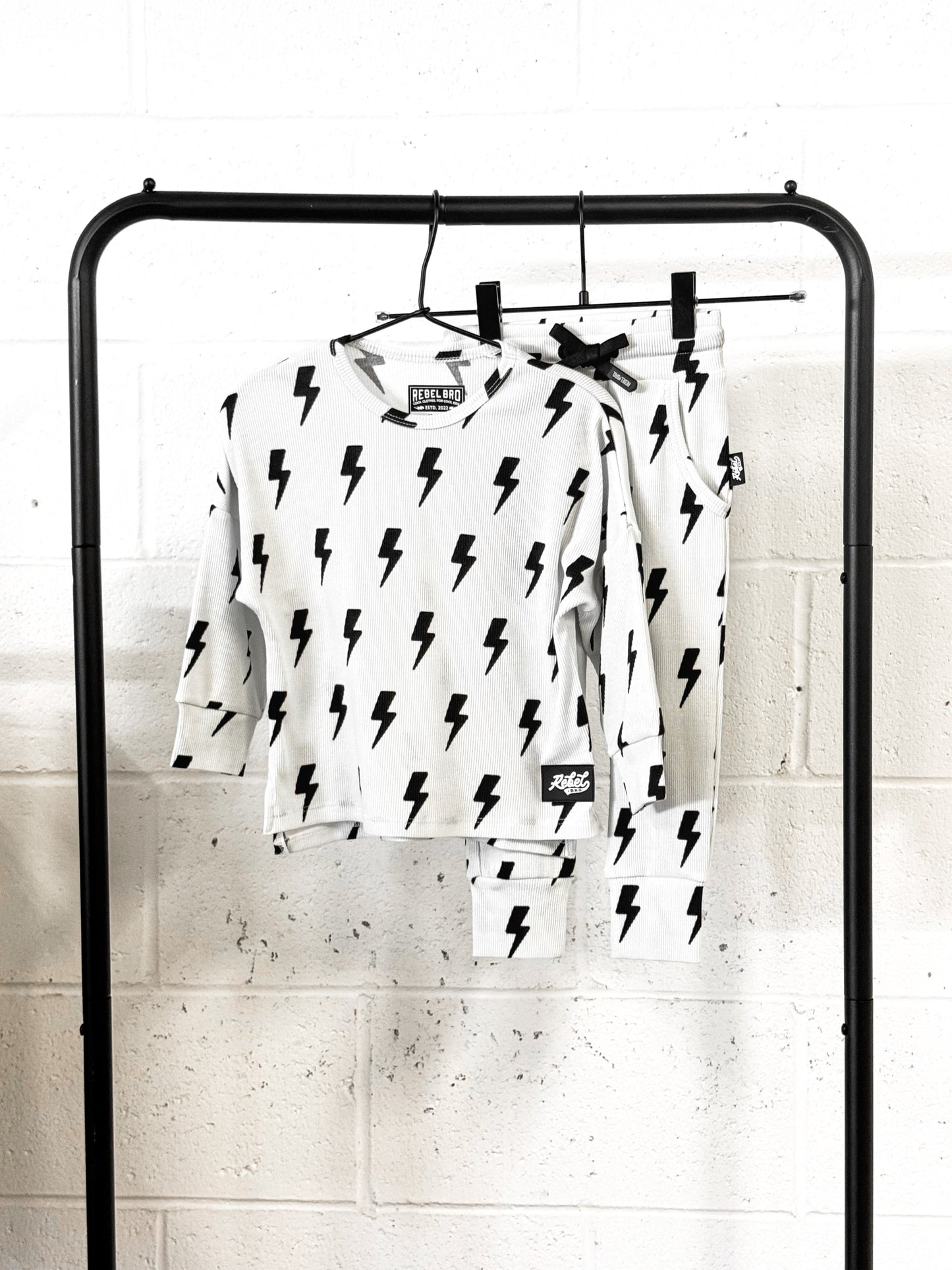 Organic Ribbed Set in Bowie